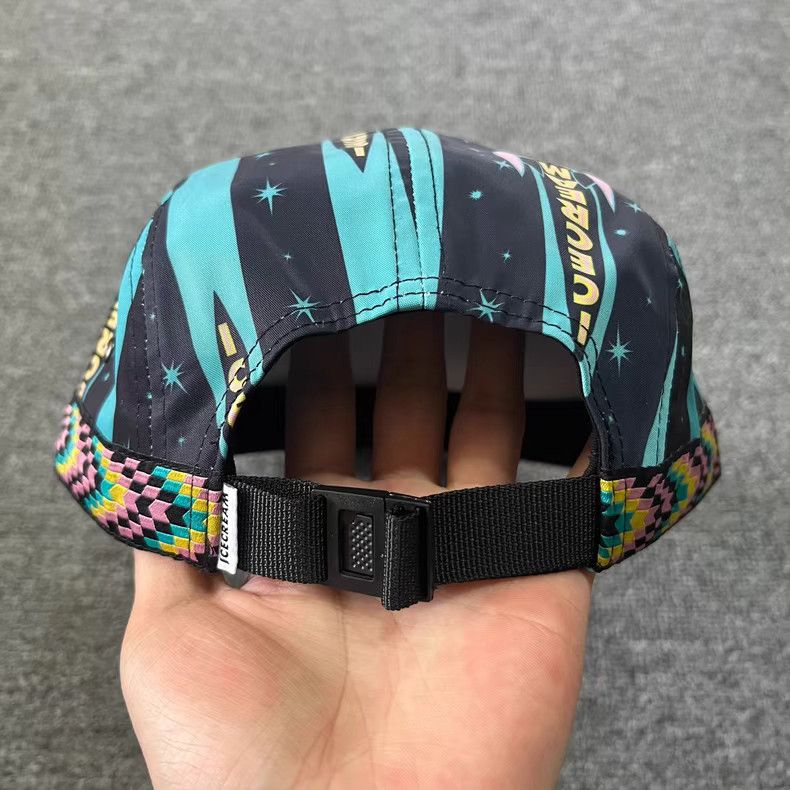 Billionaire Boys Club ICECREAM Rocket & Rainbow Webbing 5-Panel Cap. Q7 Size ONE SIZE - 4 Thumbnail