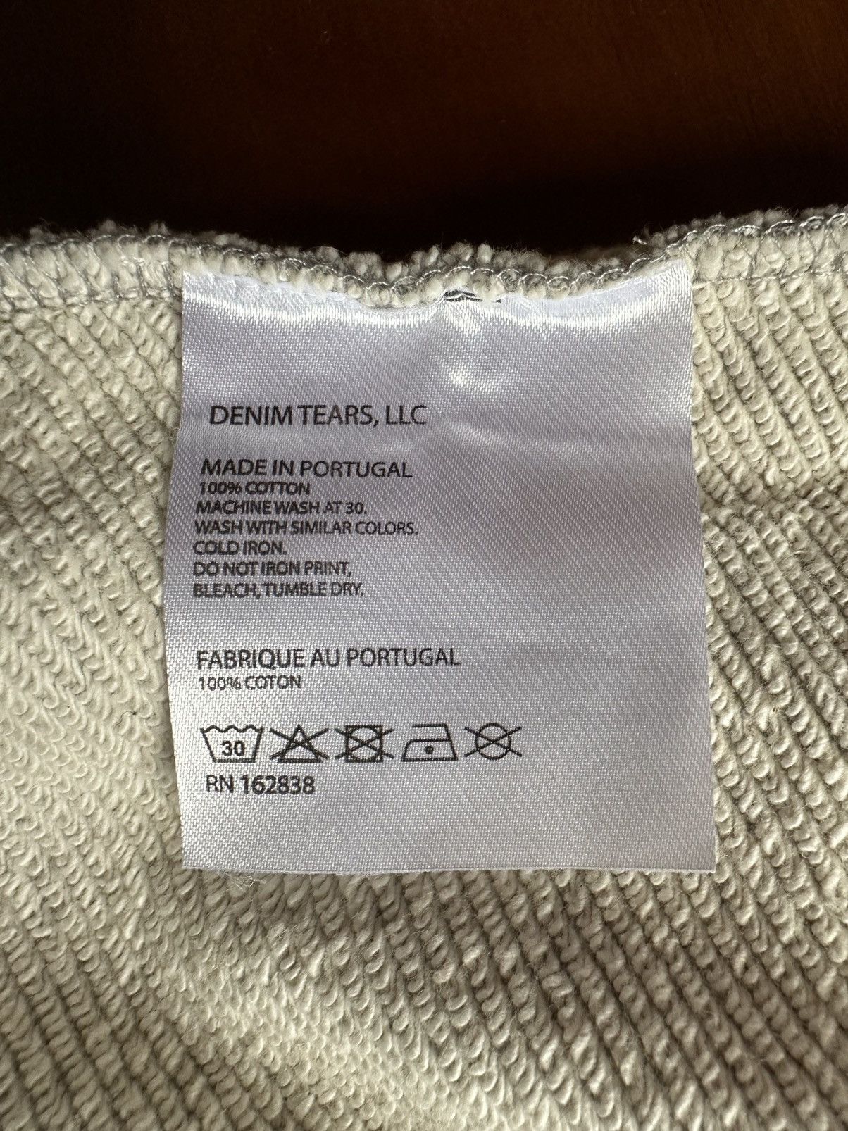 DENIM TEARS The Cotton Wreath Shorts Grey Size US 36 / EU 52 - 6 Thumbnail