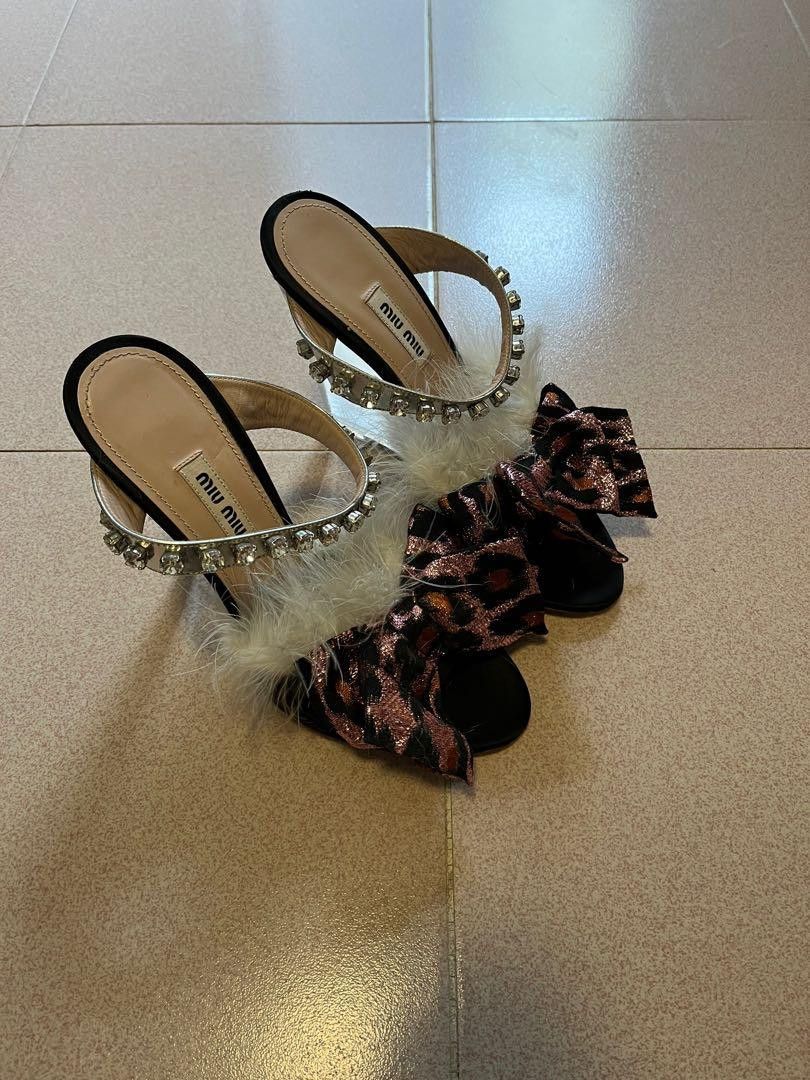 Miu Miu Miu Miu clear Wedge Heels Size US 9 / IT 39 - 1 Thumbnail