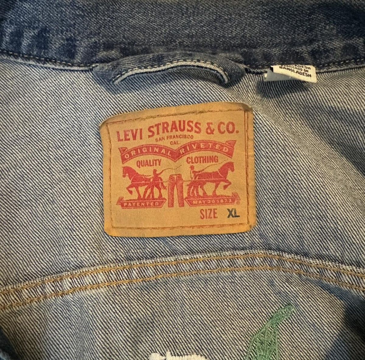 Levi's Levis Trucker Jacket - Earth Day Size US XL / EU 56 / 4 - 4 Thumbnail