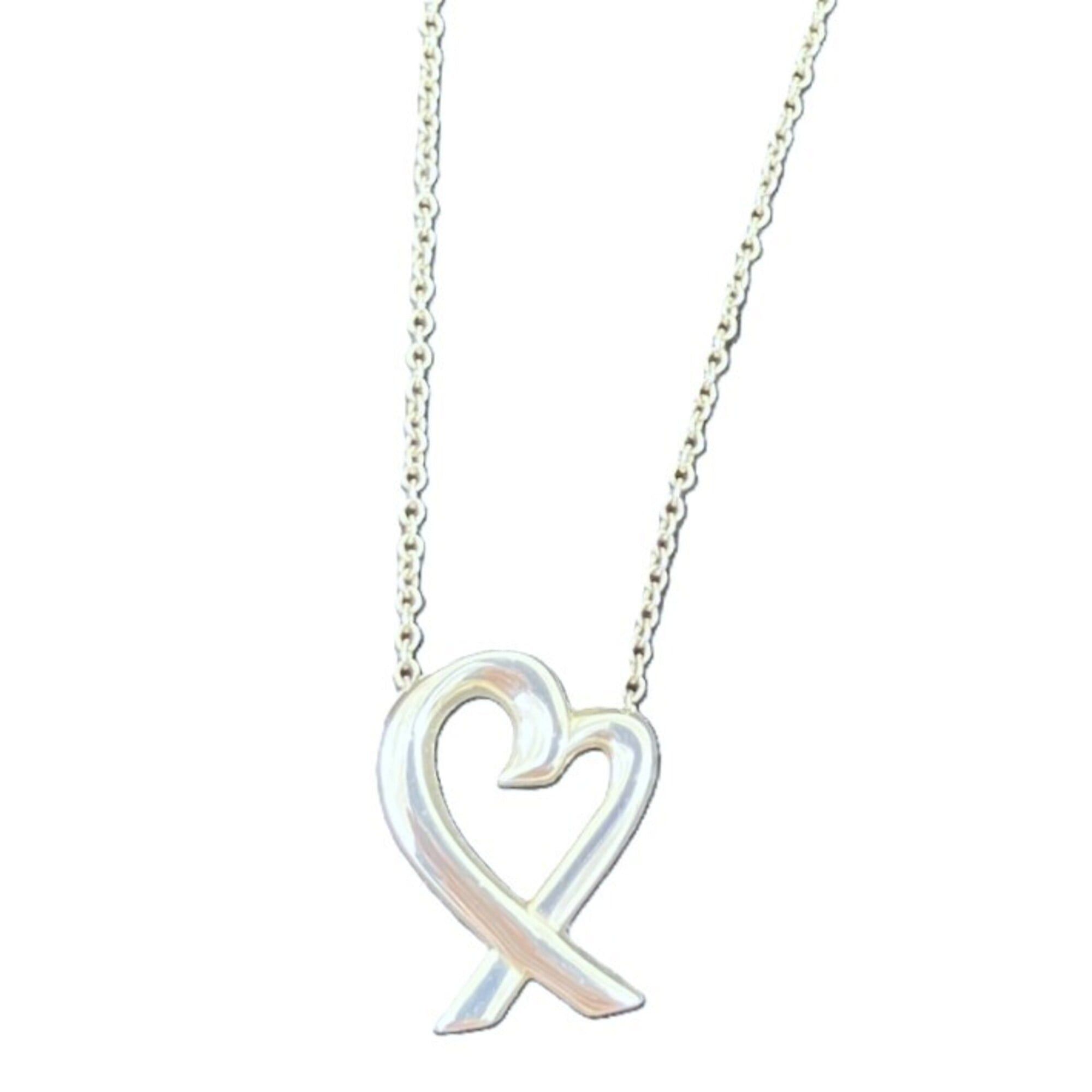 Tiffany & Co. Tiffany & Co. Loving Heart Necklace, 2.5g, Sterling Silver 925 Size ONE SIZE - 1 Thumbnail