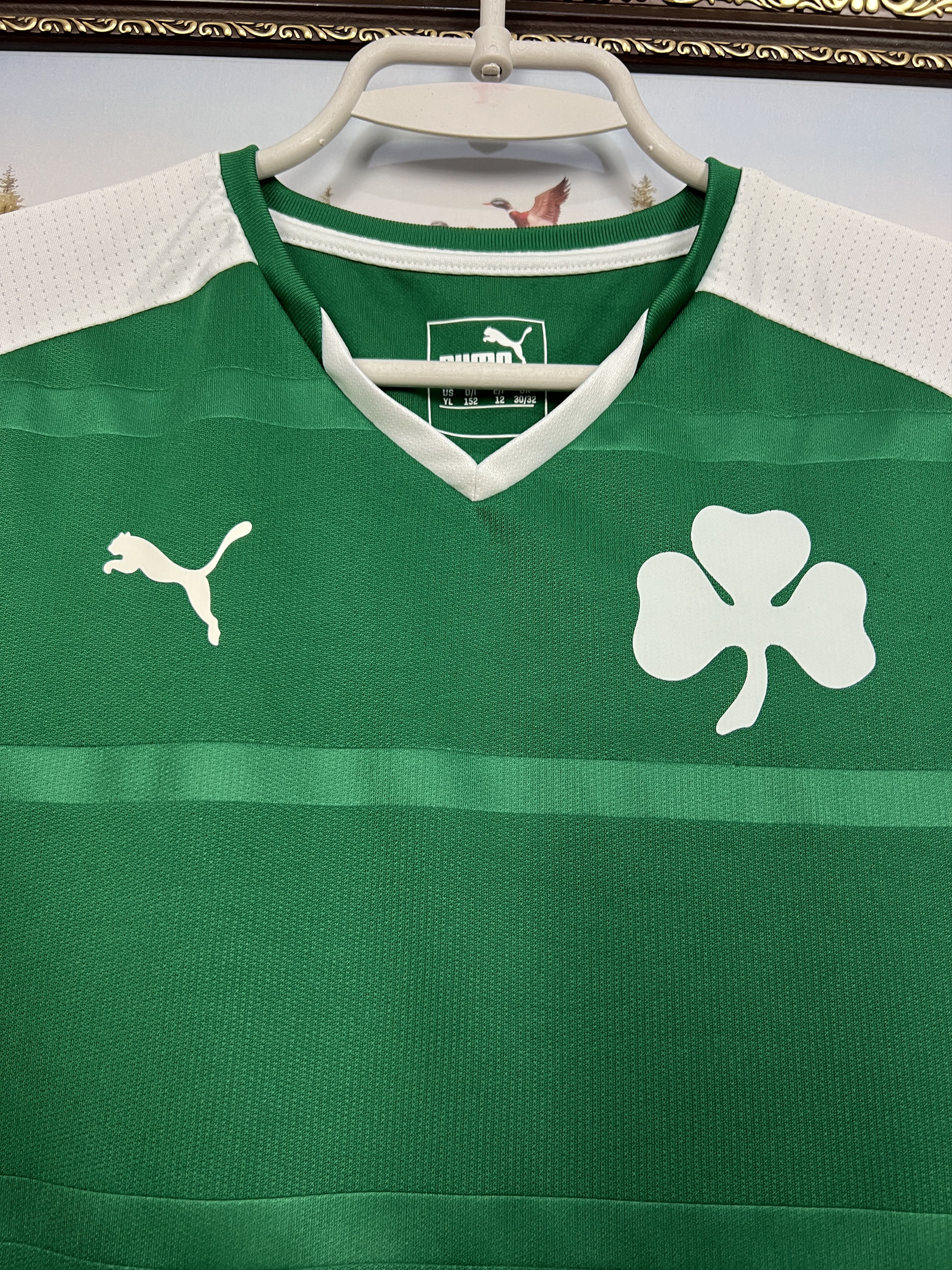 Puma Panathinaikos Away football shirt 2015 Soccer Puma Kids L Size US XS / EU 42 / 0 - 5 Thumbnail
