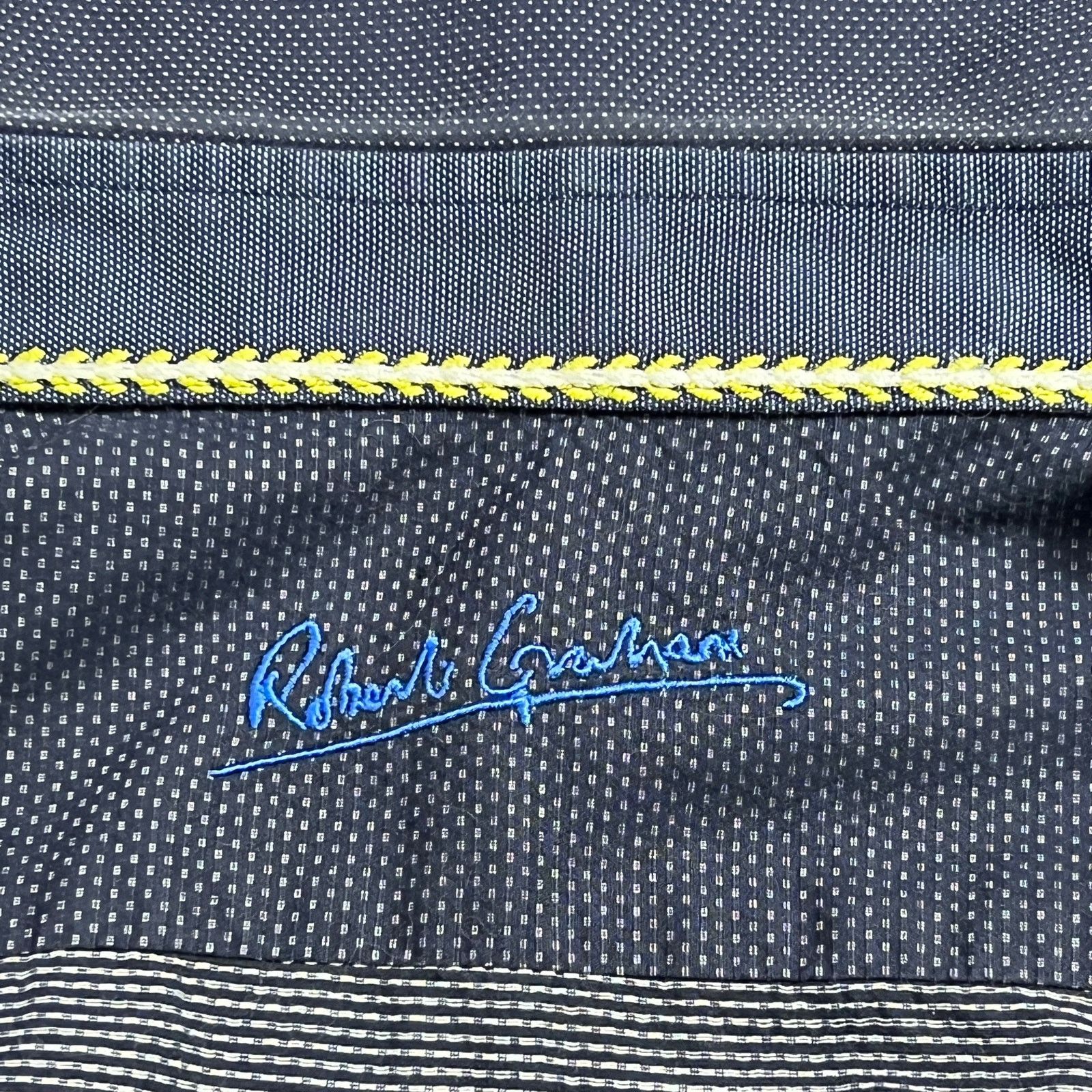 Robert Graham Robert Graham Men's Long Sleeve Blue Shirt US Size XL EU/46 Size US XL / EU 56 / 4 - 4 Thumbnail