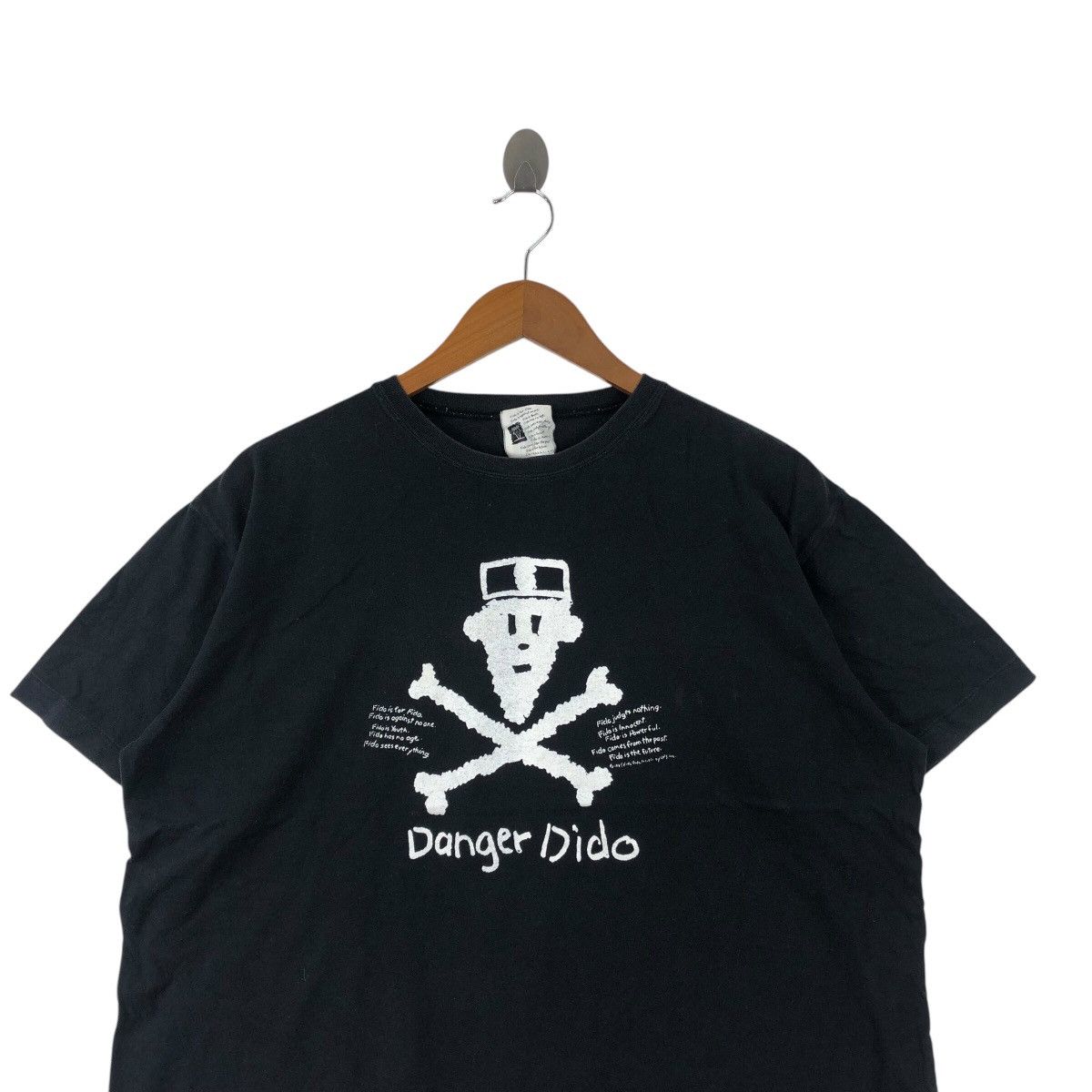Vintage Vintage Cartoon Character DANGER DIDO FIDO Dido T-shirt Size US XL / EU 56 / 4 - 2 Thumbnail