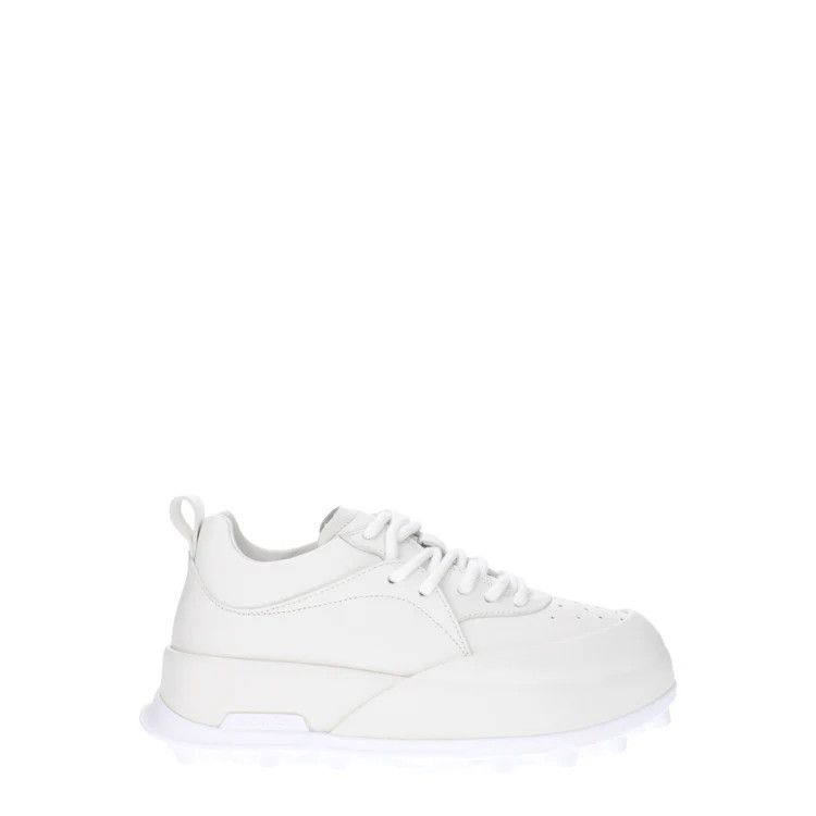 Jil Sander ob1o1e1124 Leather Sneakers in White Size US 6 / IT 36 - 1 Thumbnail