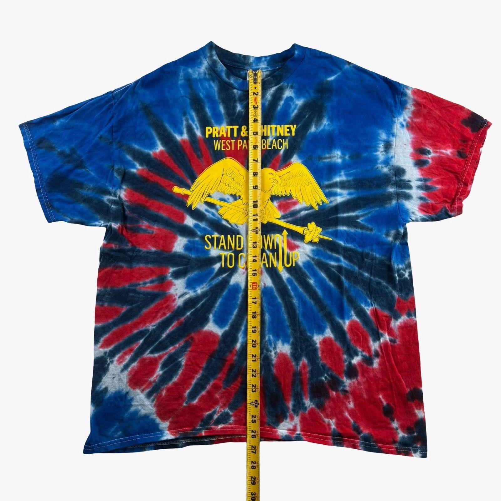Other VTG Pratt & Whitney 100% Cotton West Palm Beach Tie-Dye T-Sh Size US XL / EU 56 / 4 - 5 Thumbnail