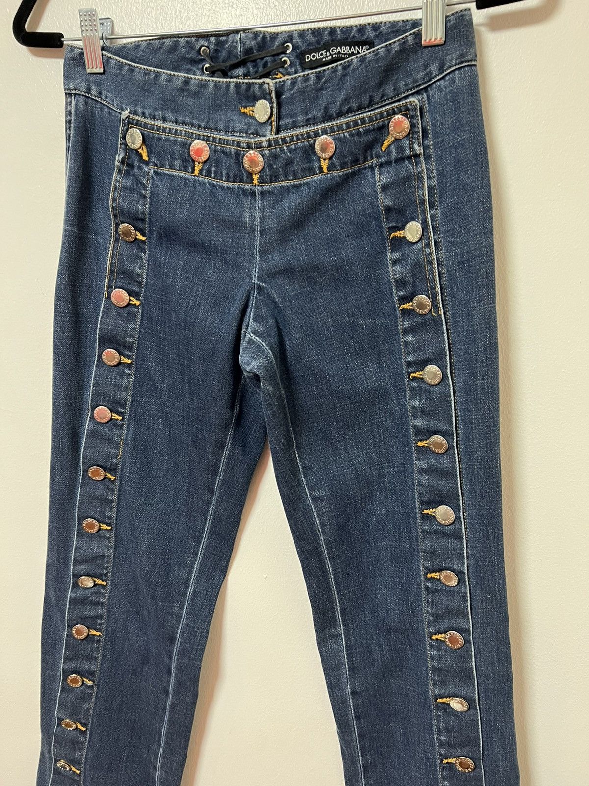 Dolce & Gabbana Dolce & Gabbana Spring 2003 sailor pants Size 26" / US 2 / IT 38 - 2 Thumbnail