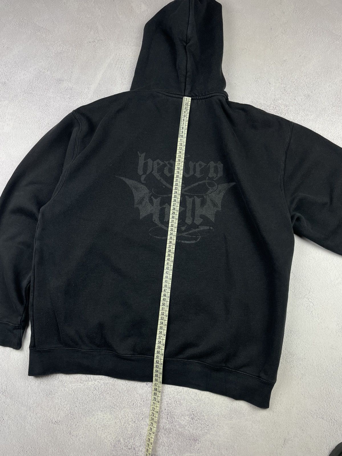Fruit Of The Loom Heaven & Hell Vintage Y2K Zip Hoodie Black Metal Band Goth Size US XL / EU 56 / 4 - 8 Thumbnail