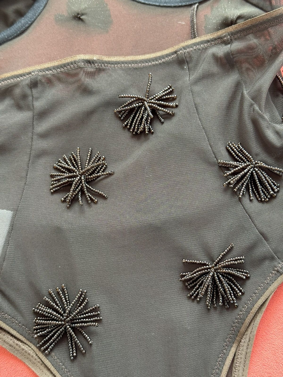 Jacquemus New Jacquemus brown embellished bodysuit, size XS Size XS / US 0-2 / IT 36-38 - 10 Thumbnail