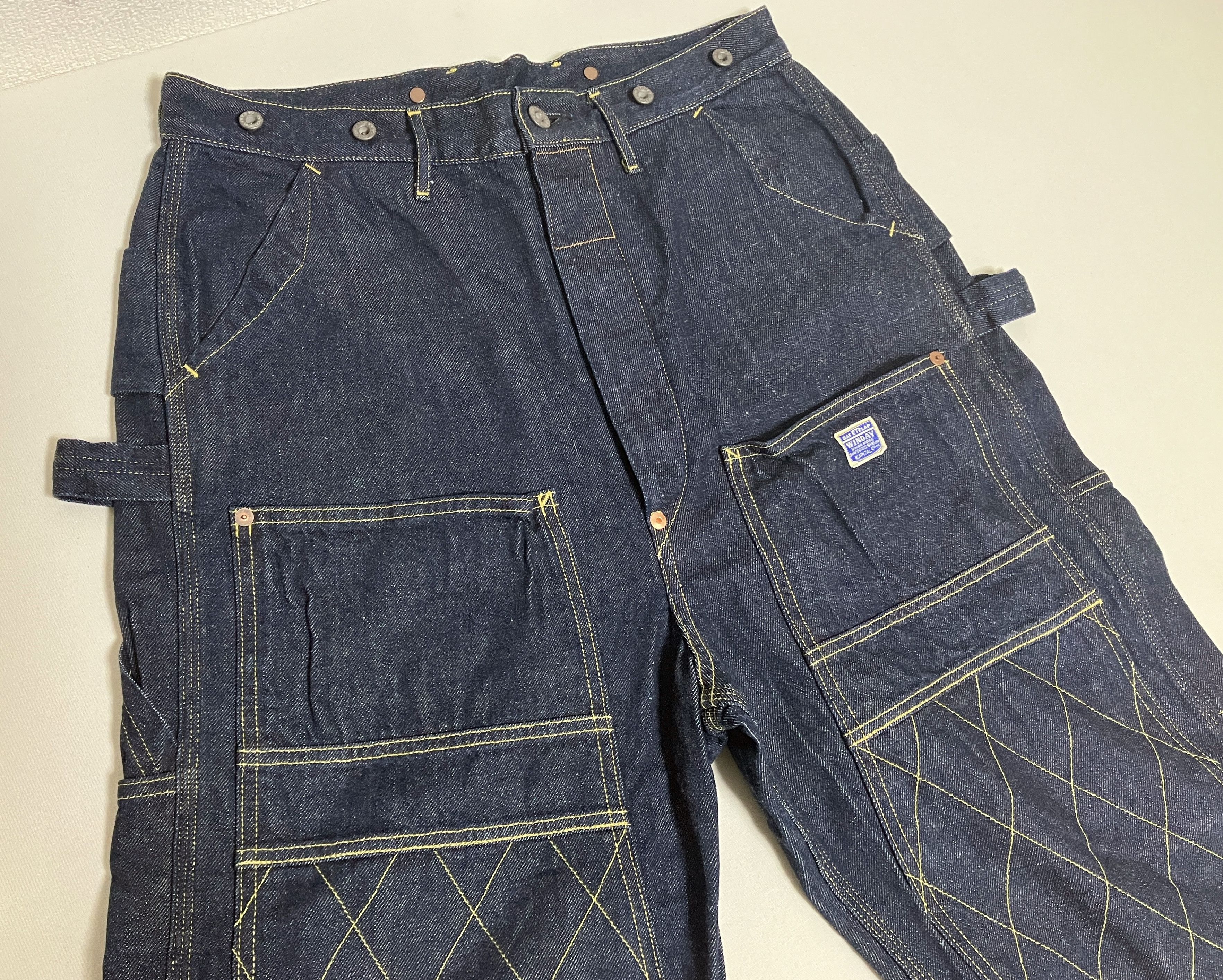 Kapital Kapital 11.5oz denim lumber Pants indigo new 4 Size US 34 / EU 50 - 14 Thumbnail