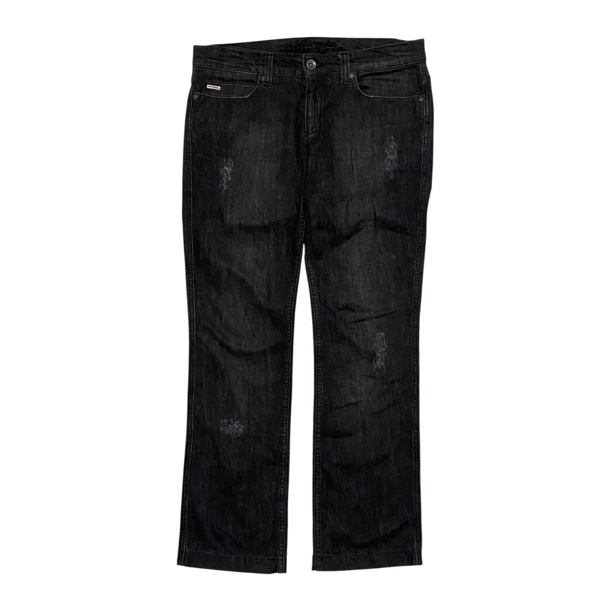 Harley Davidson Harley Davidson Black Denim Jeans Size US 31 - 1 Thumbnail