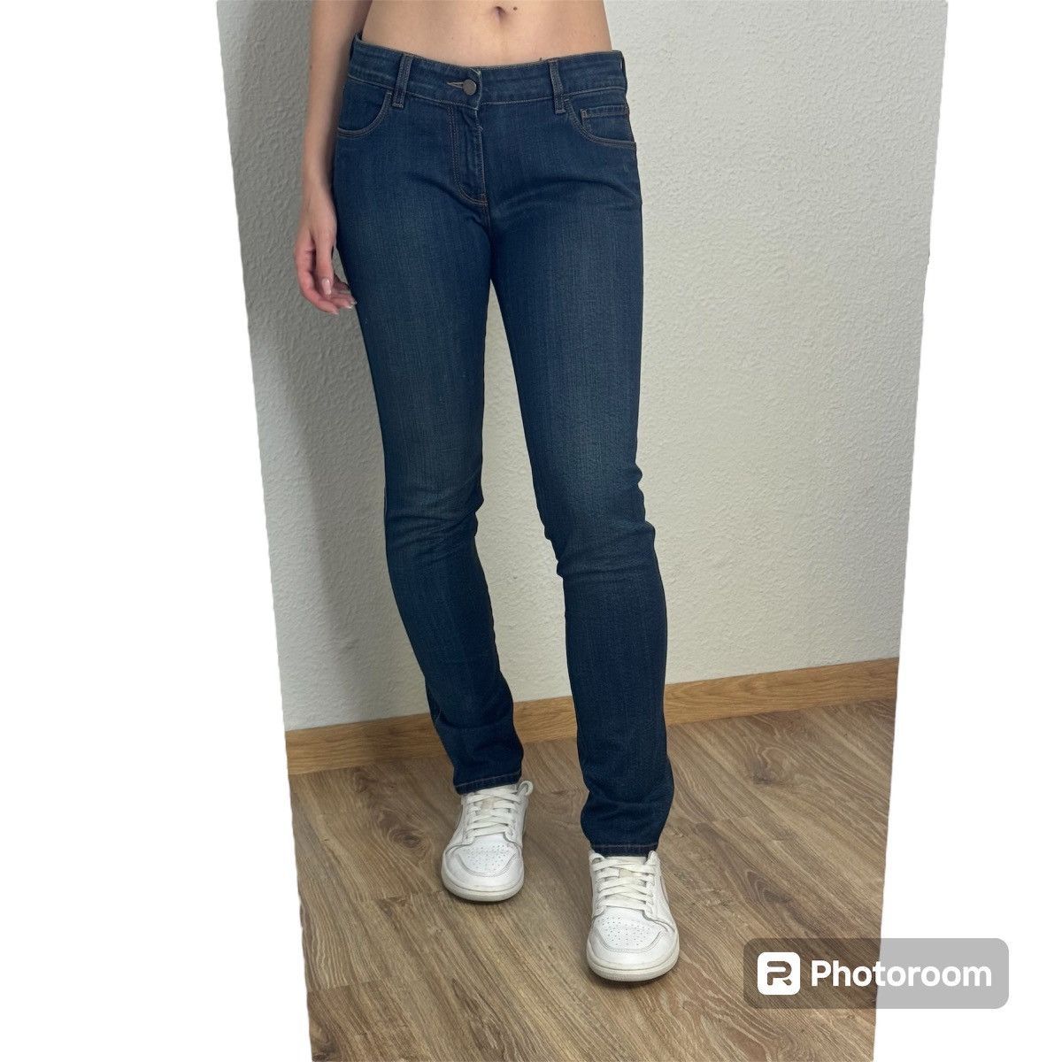 Designer × Prada Prada Milano Skinny Slim Fit Streches Blue Denim Jeans Size 26" / US 2 / IT 38 - 2 Thumbnail
