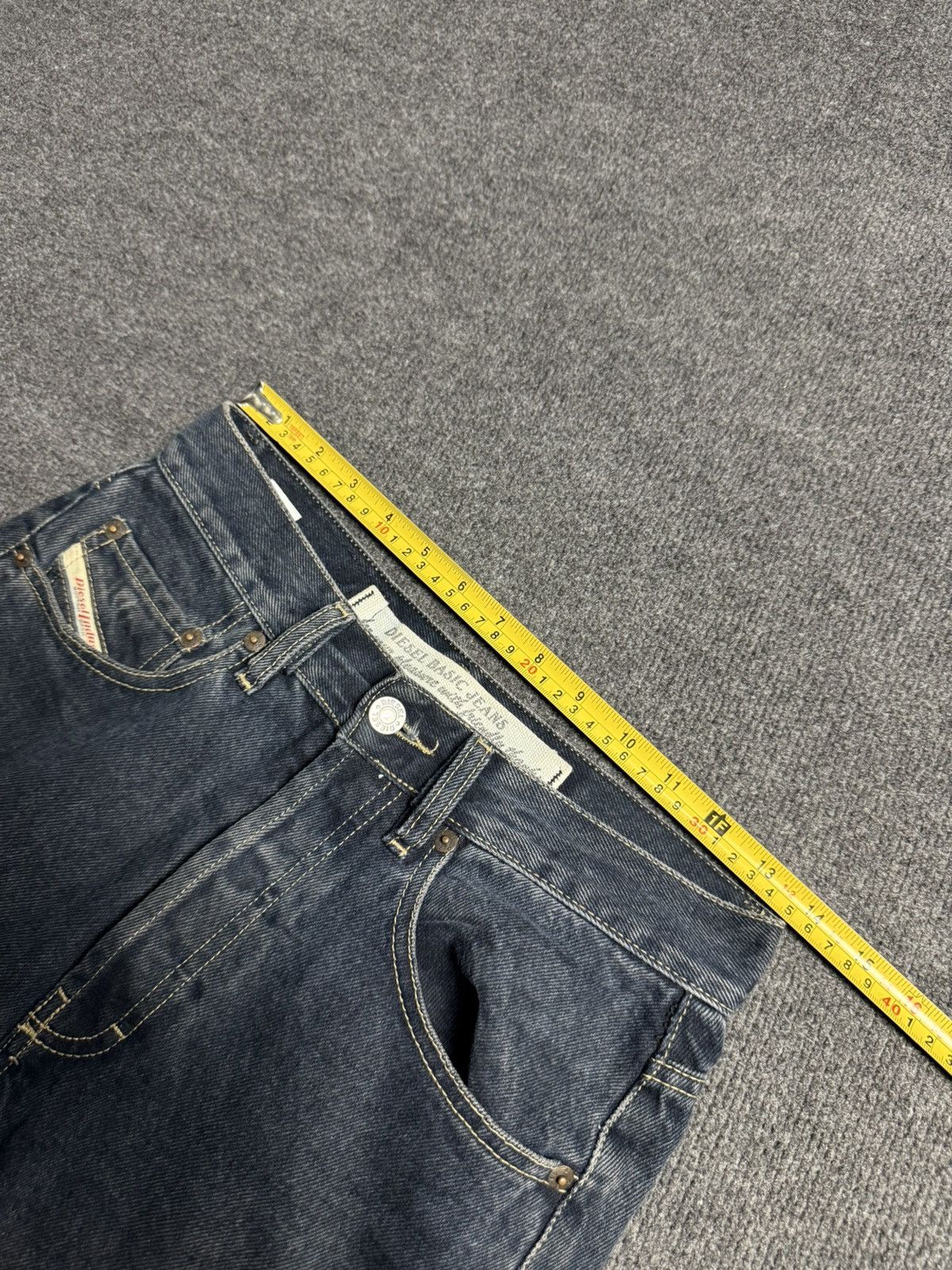 Diesel 00s Retro Diesel Industry Punk Opium Luxury Denim Jeans Y2K Size US 28 / EU 44 - 18 Thumbnail
