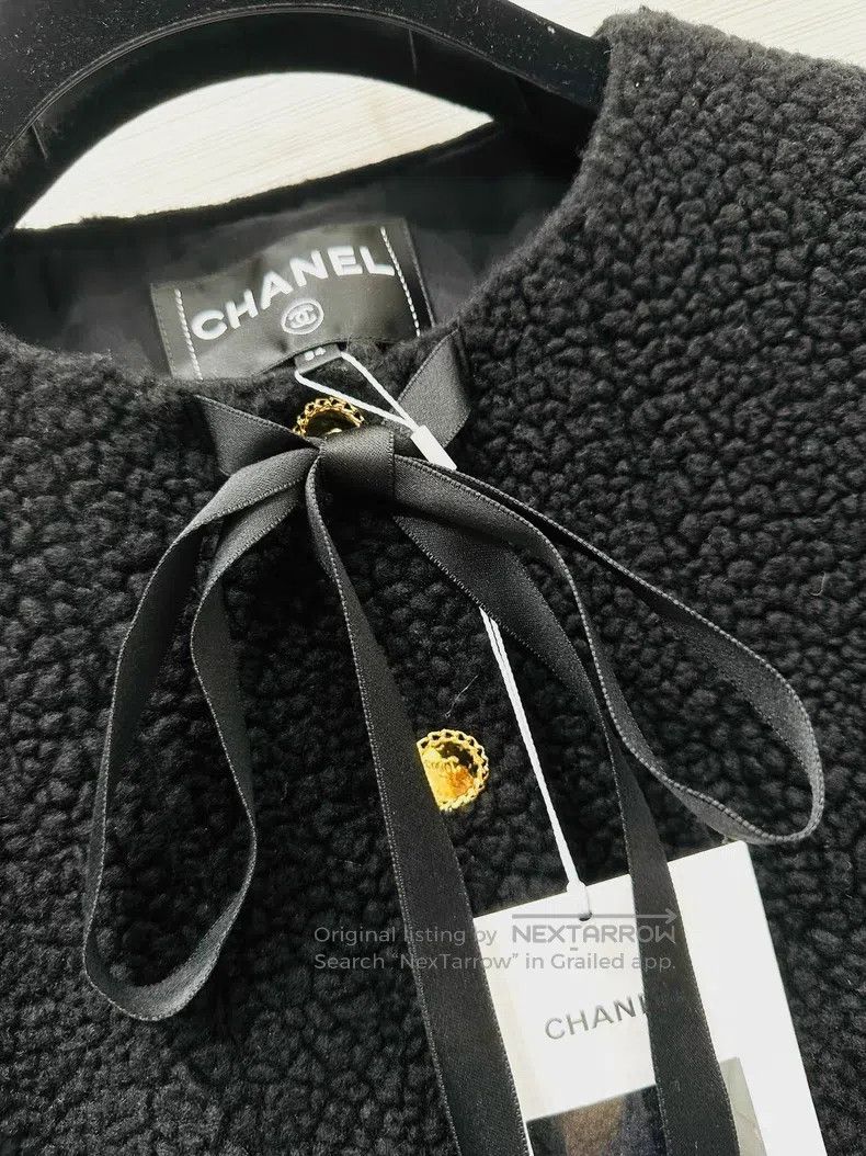 Chanel Chanel 24k woollen teddy bow coat Size XXS / US 00 / IT 34 - 3 Thumbnail