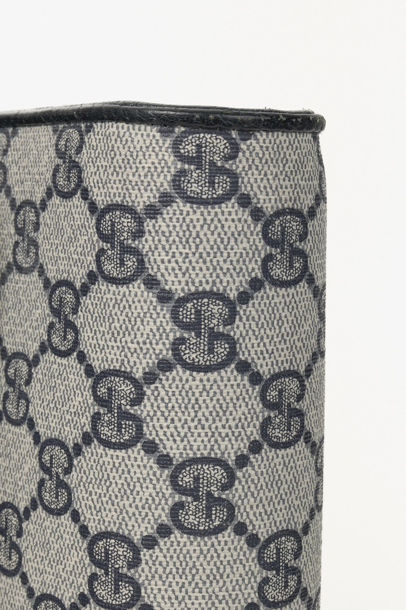 Gucci Gucci Vintage Navy Blue Monogram Clutch Bag Size ONE SIZE - 6 Thumbnail