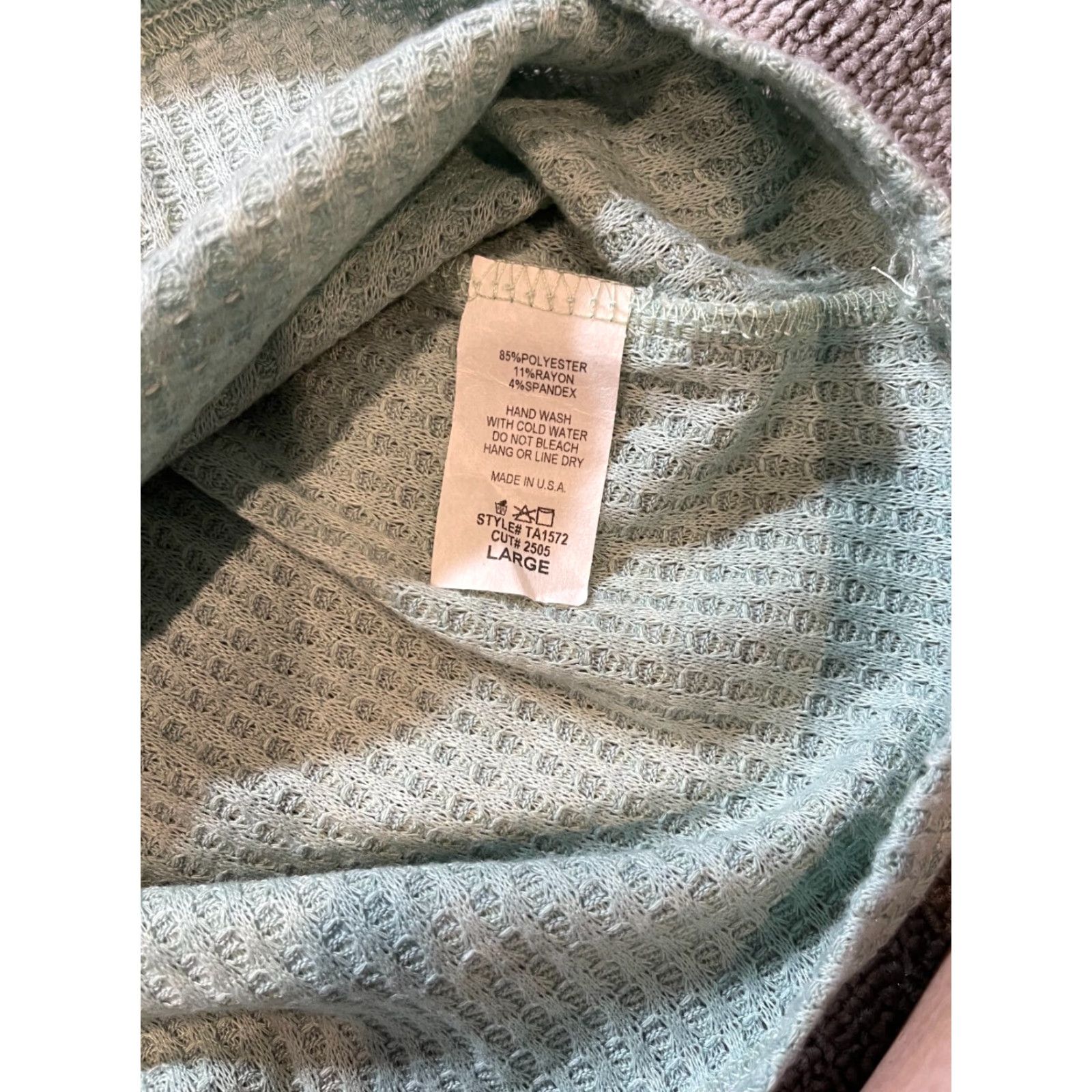Vintage VINTAGE Bom Bom Shirt Womens Large L Short Sleeve Pocket Green 1990s Embellished With Tags New Century? Size L / US 10 / IT 46 - 5 Thumbnail