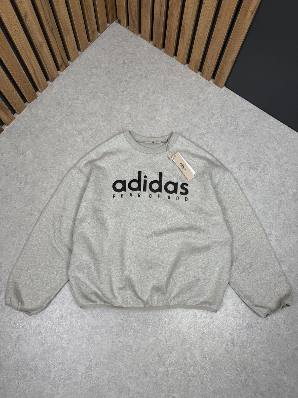 Fear of God Adidas Fear of God Athletics Heavy Fleece Crewneck Size L Size US L / EU 52-54 / 3 - 1 Thumbnail