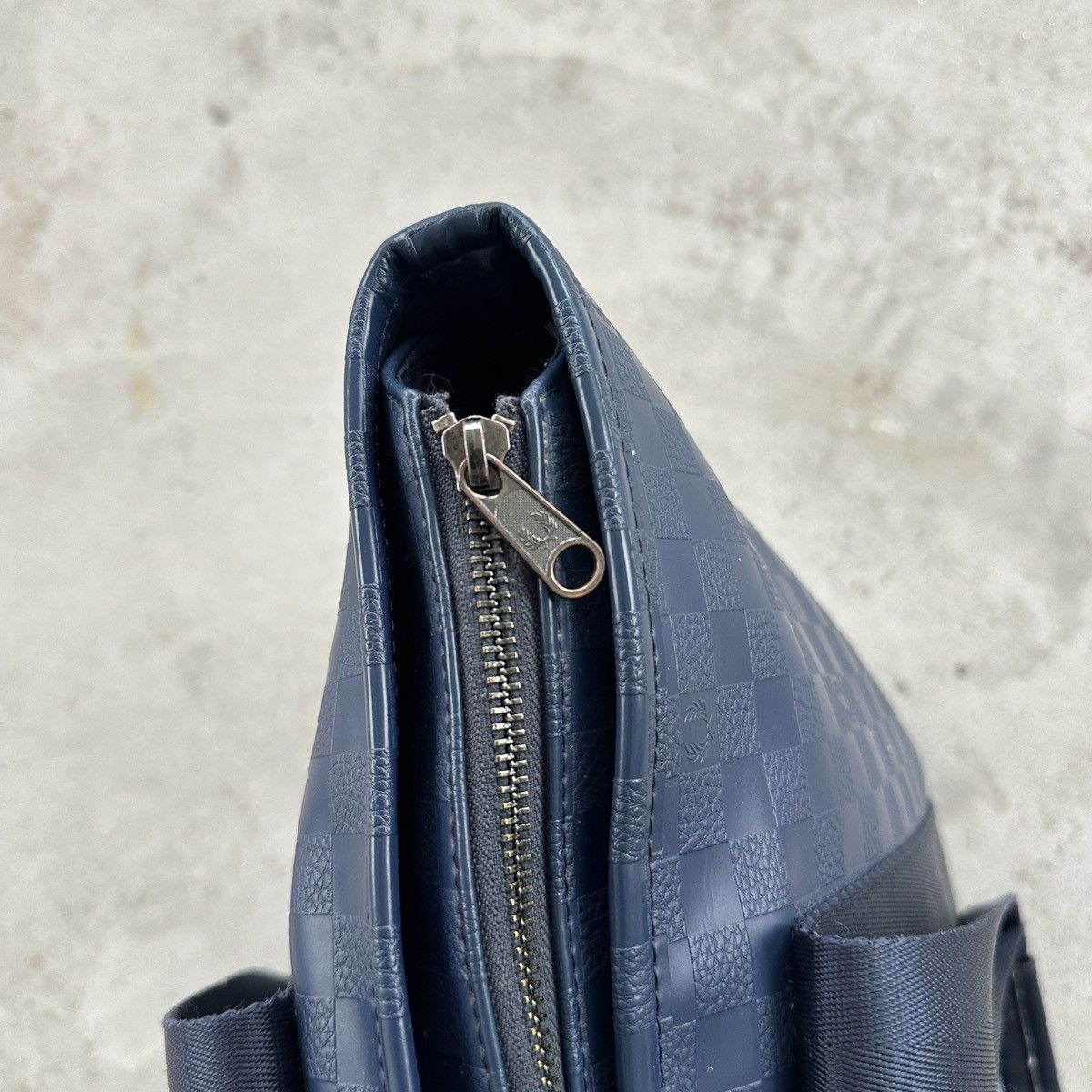 Fred Perry Vintage Fred Perry Monogram Pattern Tote Bag Blue Eco OS Size ONE SIZE - 11 Thumbnail