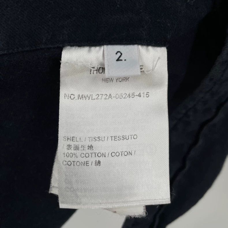 Thom Browne Thom Browne Classic blue and green striped shirt Size US M / EU 48-50 / 2 - 5 Thumbnail