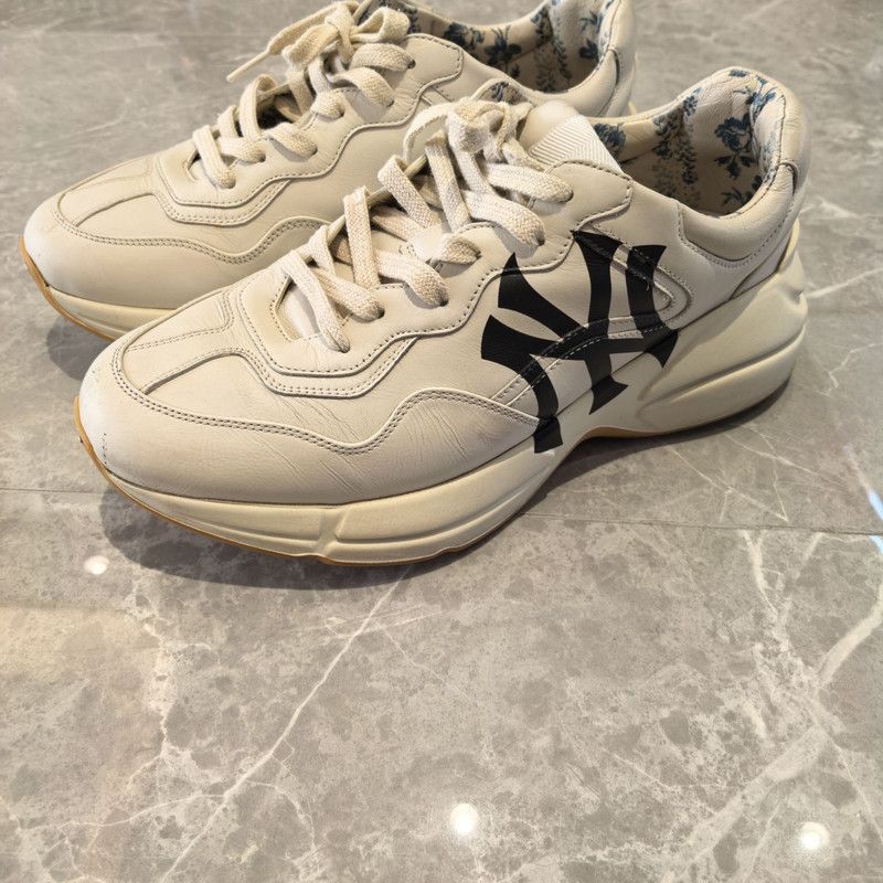 Gucci Gucci Rhyton Dad Sneakers in Cream - Size US 8 / EU 41 - 1 Thumbnail