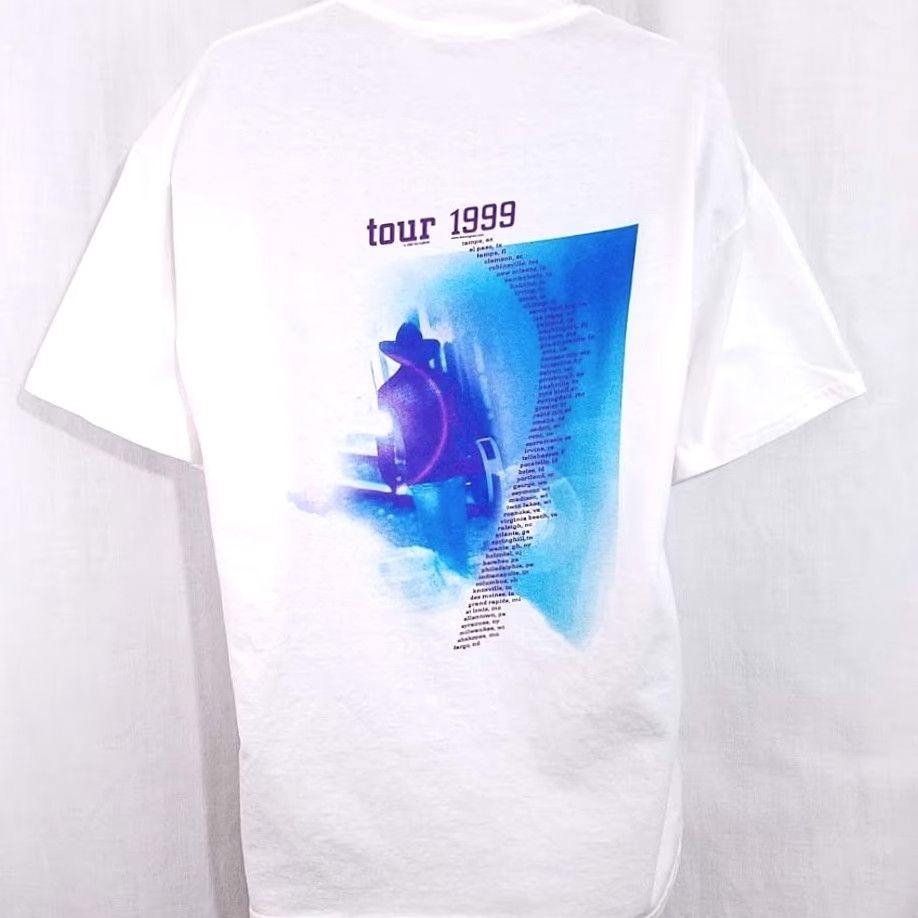 Tultex VINTAGE Tim McGraw Mens T-Shirt XL White 1999 Tour A Place In The Sun Concert Shirt Shirt Men White XL Tim McGraw 90s Size US XL / EU 56 / 4 - 3 Thumbnail