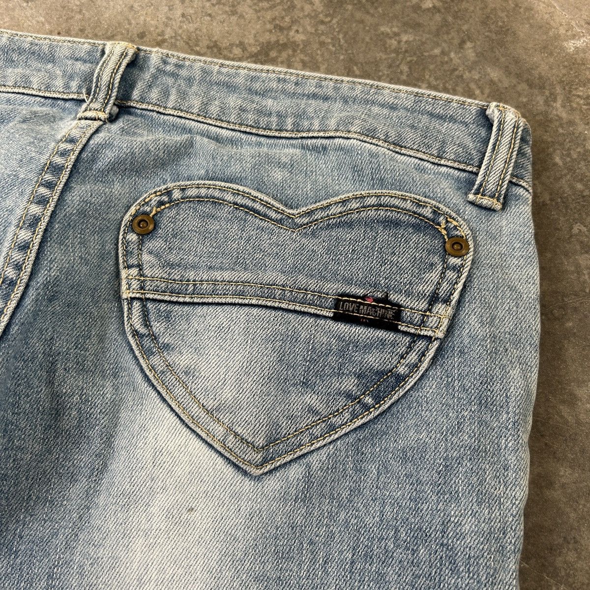 Hysteric Glamour × Japanese Brand × Love Machine Y2K Love Machine - Flared Jeans (30x31.2) Size US 30 / EU 46 - 10 Thumbnail