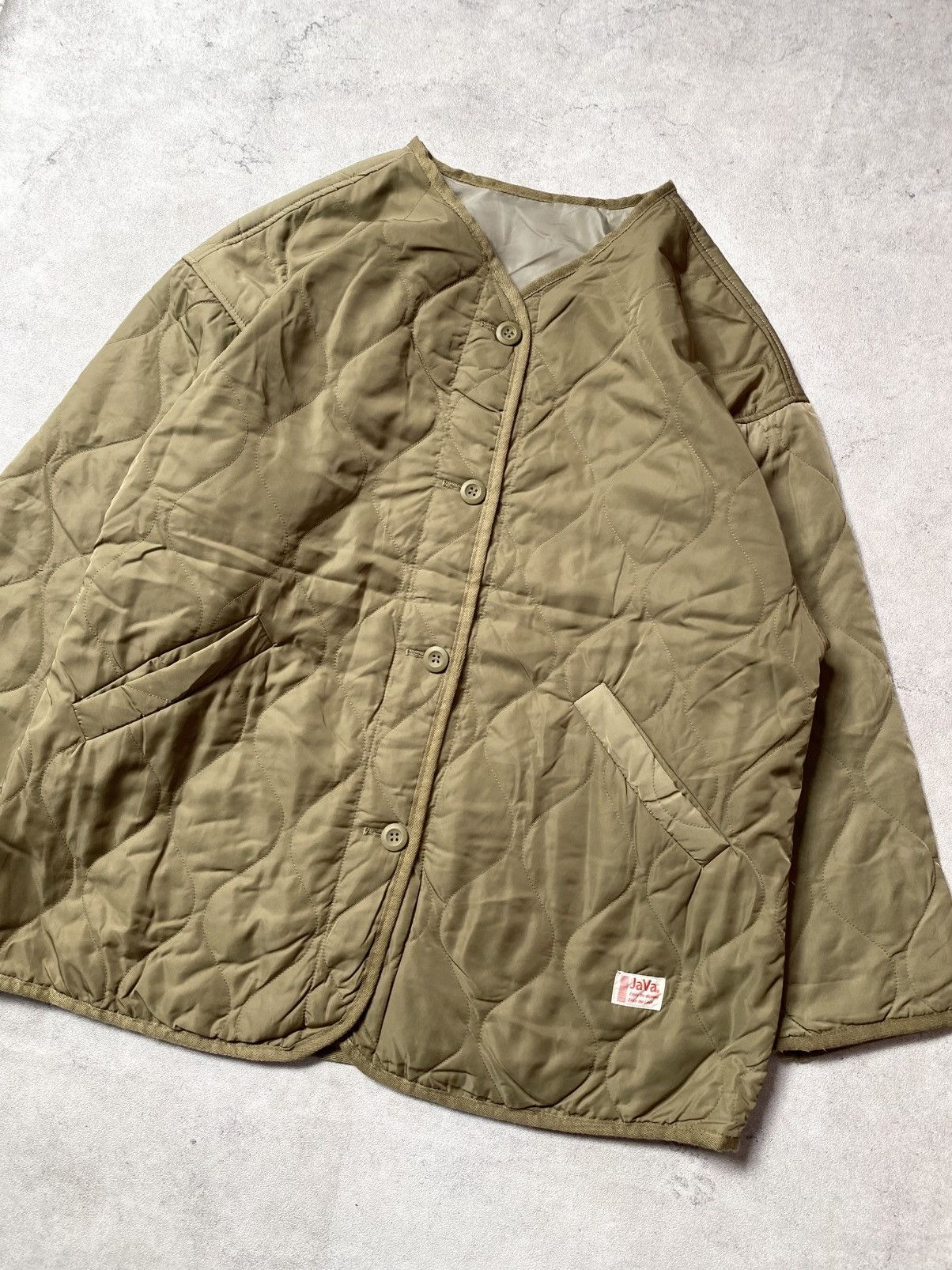 Japanese Brand JAVA JAPAN LINEAR, QUILTED JACKET Size US L / EU 52-54 / 3 - 10 Thumbnail