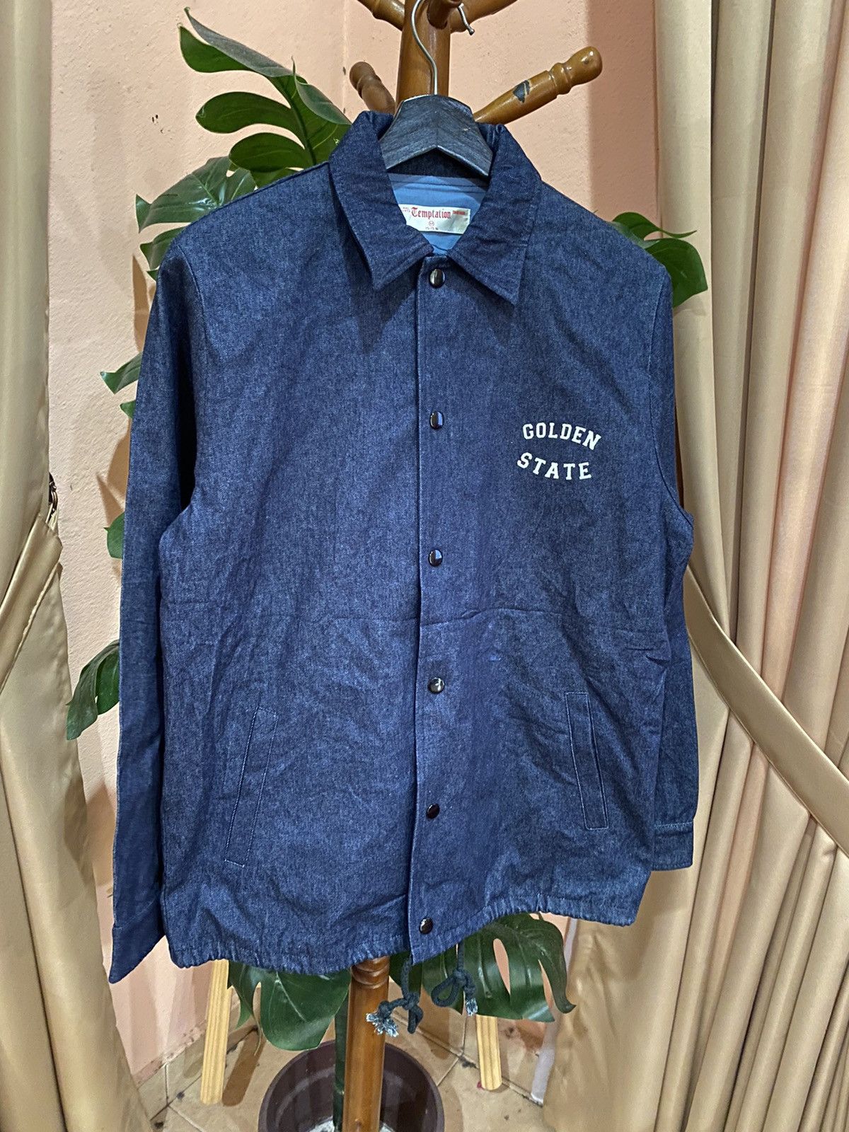 Japanese Brand Vintage Temptation Golden State Denim Jacket Size US M / EU 48-50 / 2 - 3 Thumbnail