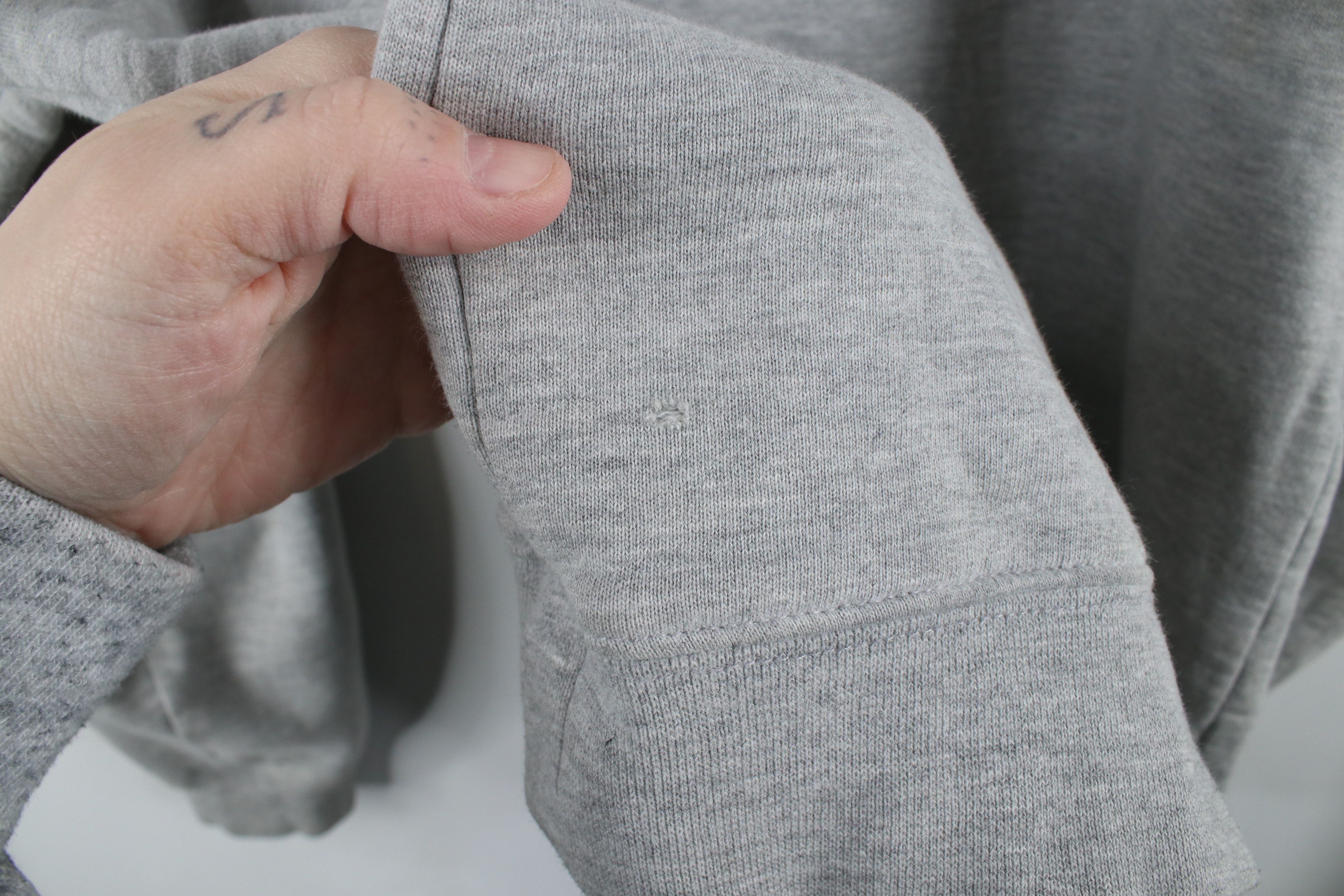 Puma × Vintage Vintage 90s Puma Heavyweight Hoodie Sweatshirt Heather Gray Size US XL / EU 56 / 4 - 11 Thumbnail