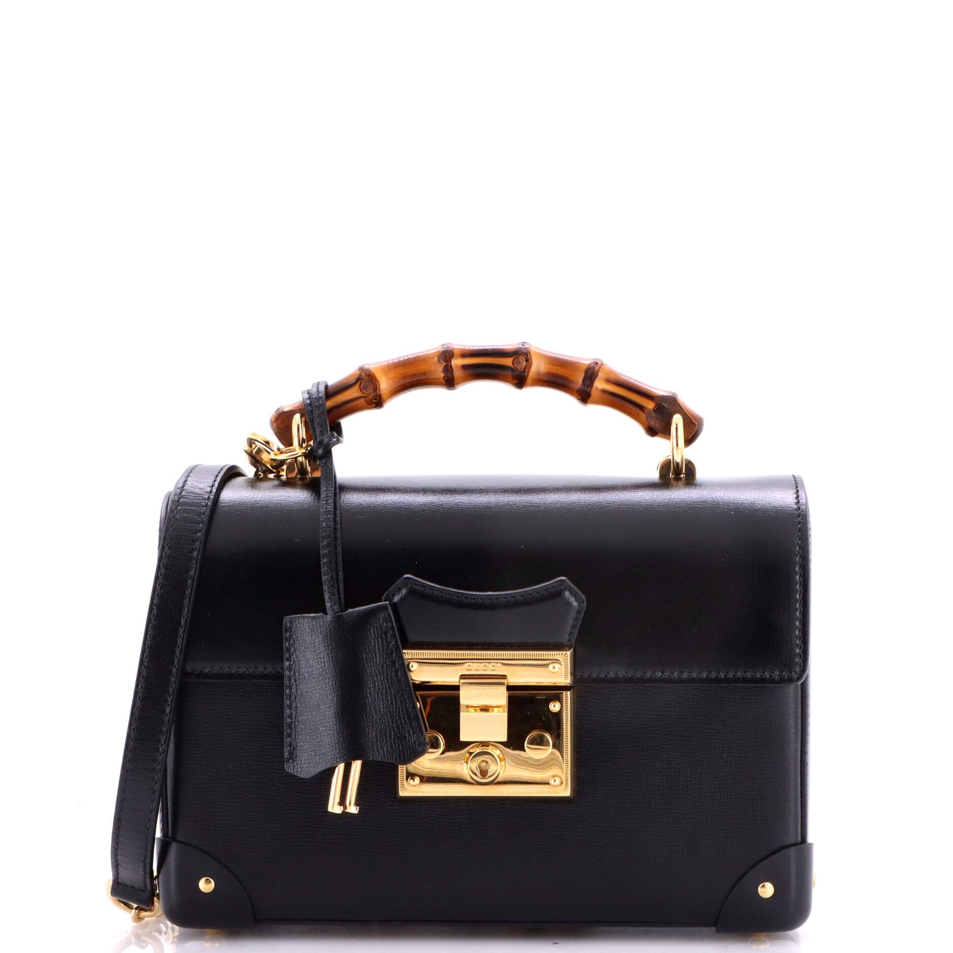 Gucci Padlock Bamboo Shoulder Bag Size ONE SIZE - 1 Thumbnail