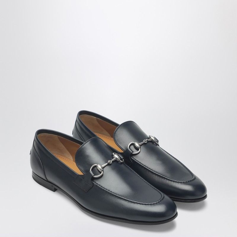 Gucci Blue Loafer With Horsebit