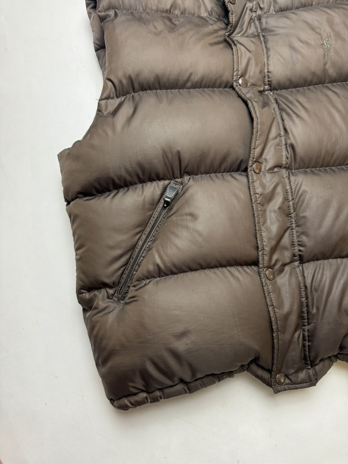 Polo Ralph Lauren × Vintage Rare vintage Polo Ralph Lauren vest brown lampo y2k Size US L / EU 52-54 / 3 - 3 Thumbnail