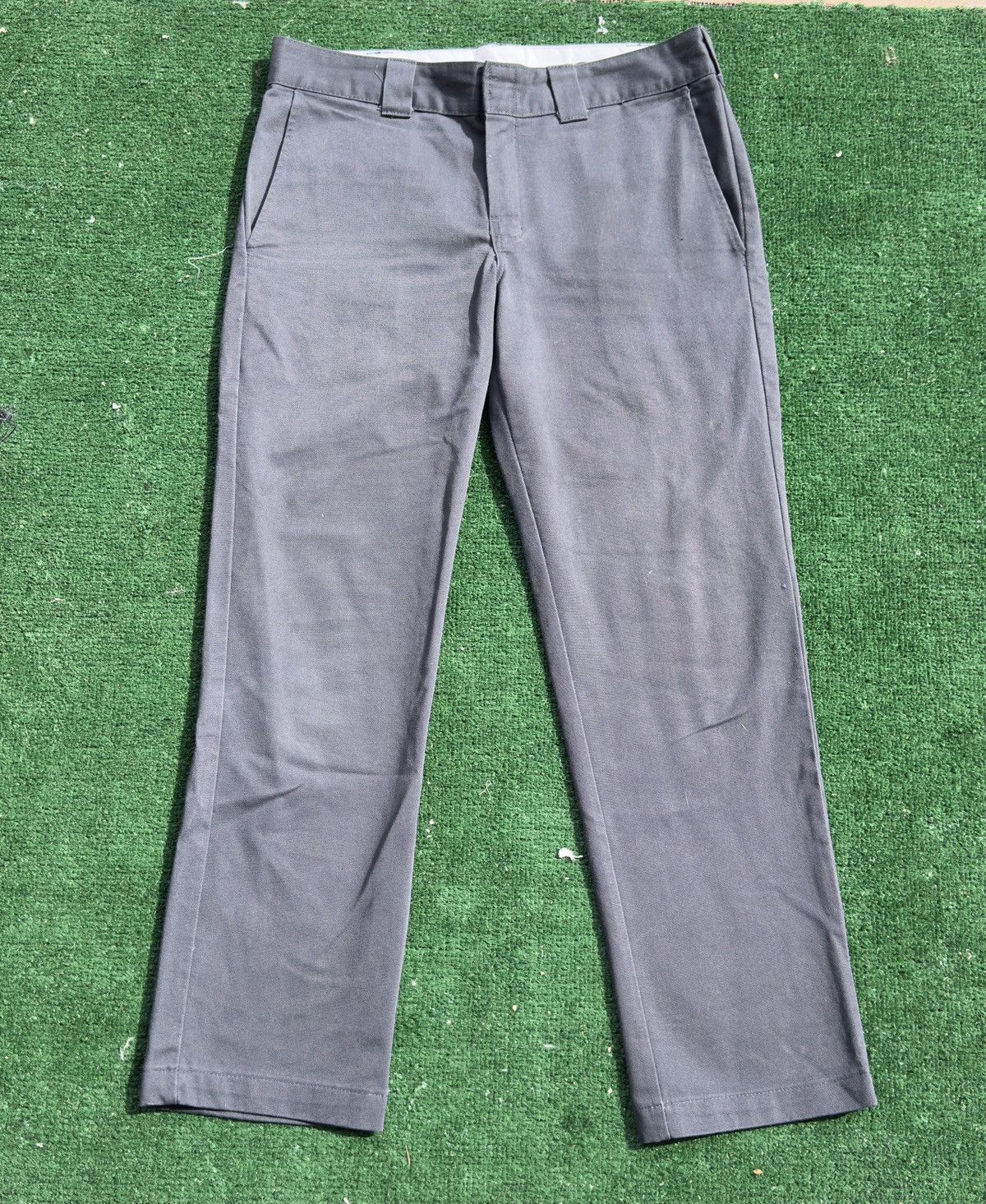 Dickies Grey Dickies Slim Taper Pants Size US 33 - 1 Thumbnail