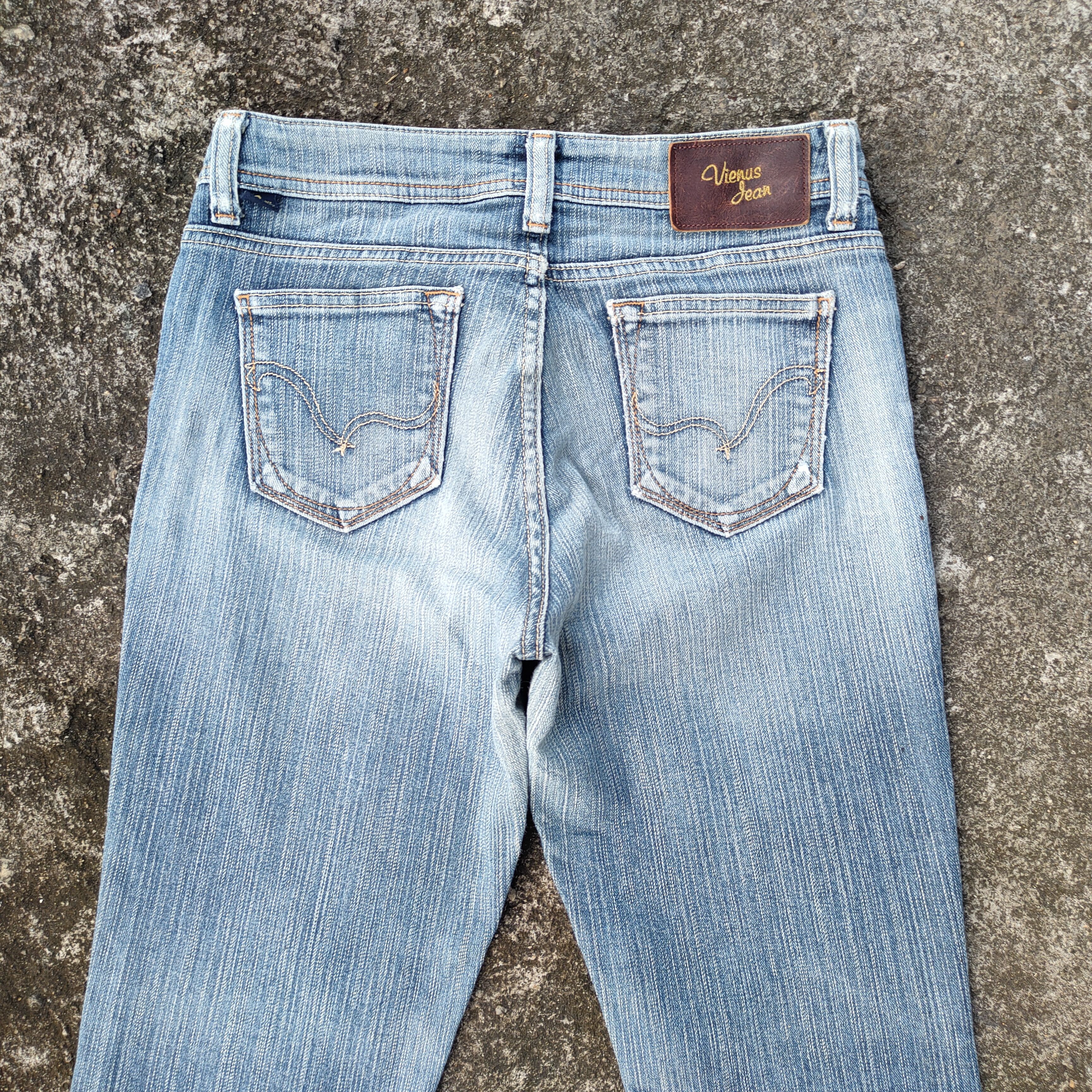 Japanese Brand FLARE VINTAGE SOMETHING FADED JEANS DENIM PANTS Size US 29 - 9 Thumbnail