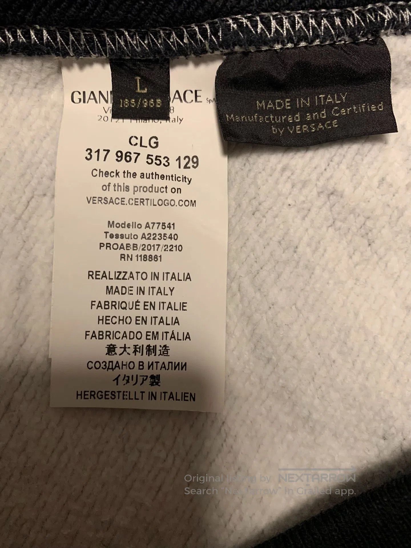 Versace Versace Men's Jacket. Size US L / EU 52-54 / 3 - 5 Thumbnail