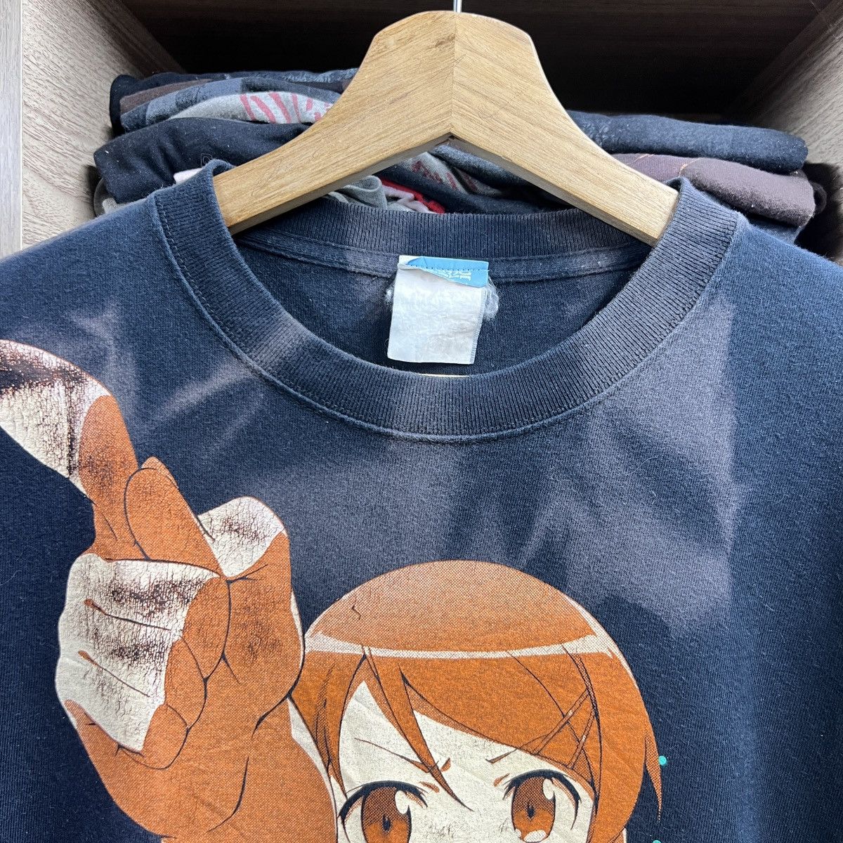 Vintage VTG KIRINO KOUSAKA OREIMO ANIME SUNFADED TEE Size US M / EU 48-50 / 2 - 4 Thumbnail