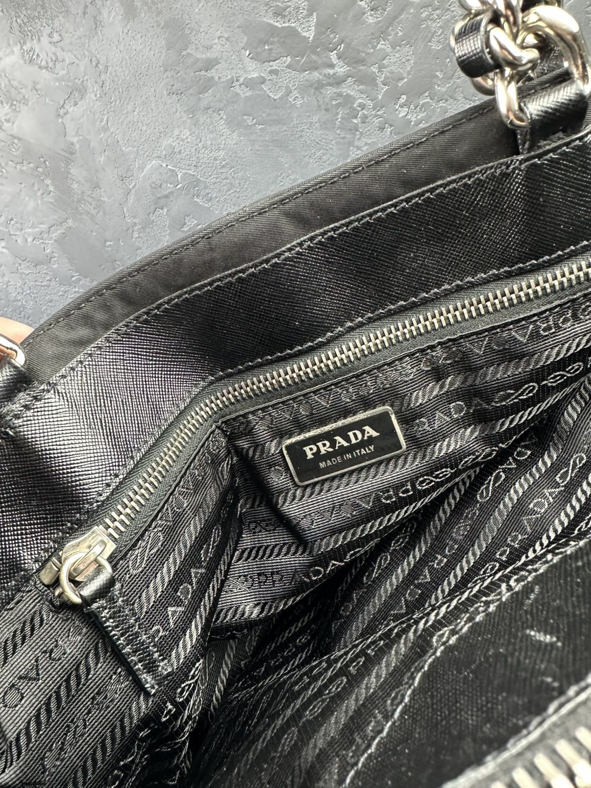 Prada Vintage 90s PRADA Tessuto Nylon Shoulder Bag Rare Size ONE SIZE - 10 Thumbnail