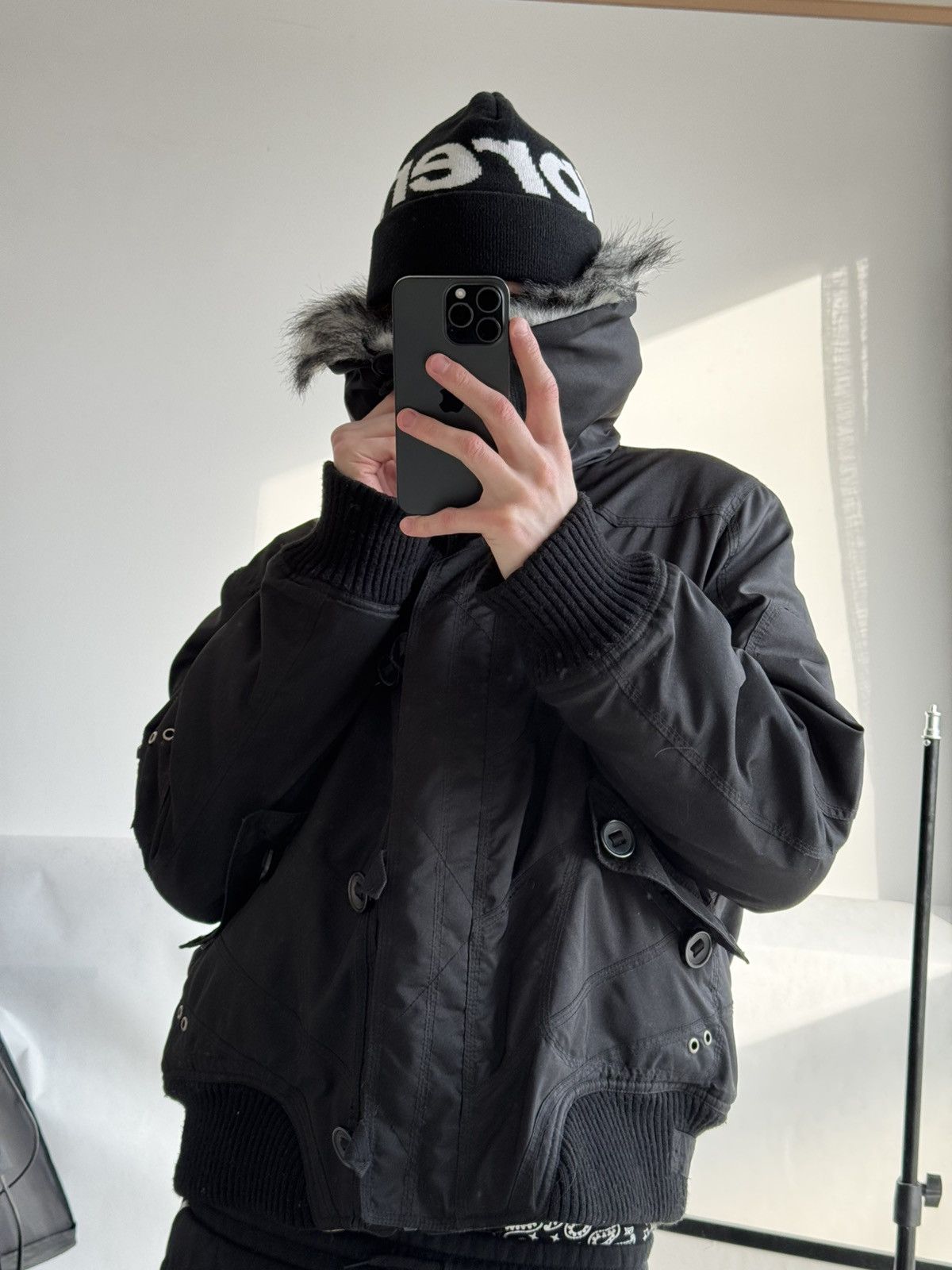 Japanese Brand Vintage Fur N2b Bomber Jacket Alpha Industries Style Ma-1 XL Size US XS / EU 42 / 0 - 1 Thumbnail
