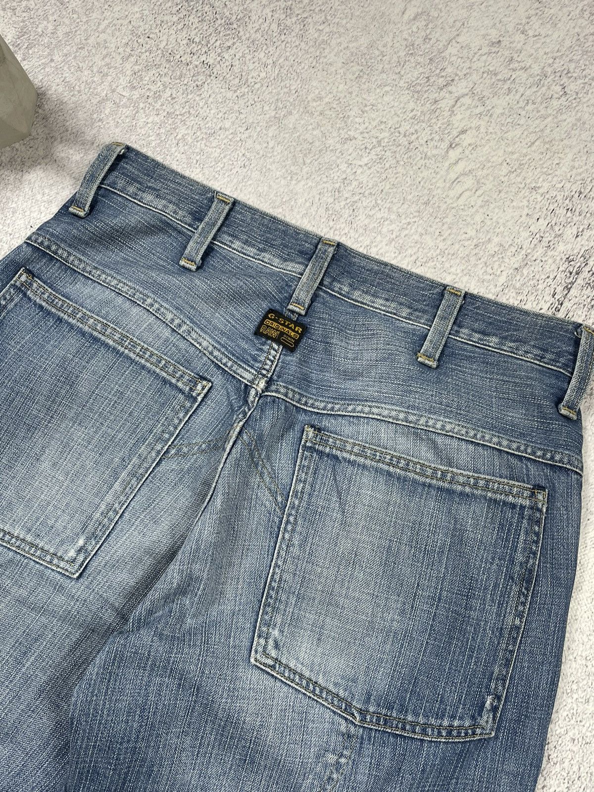 G-Star × Vintage Vintage G-Star Raw Faded Denim Jeans Size US 32 / EU 48 - 5 Thumbnail