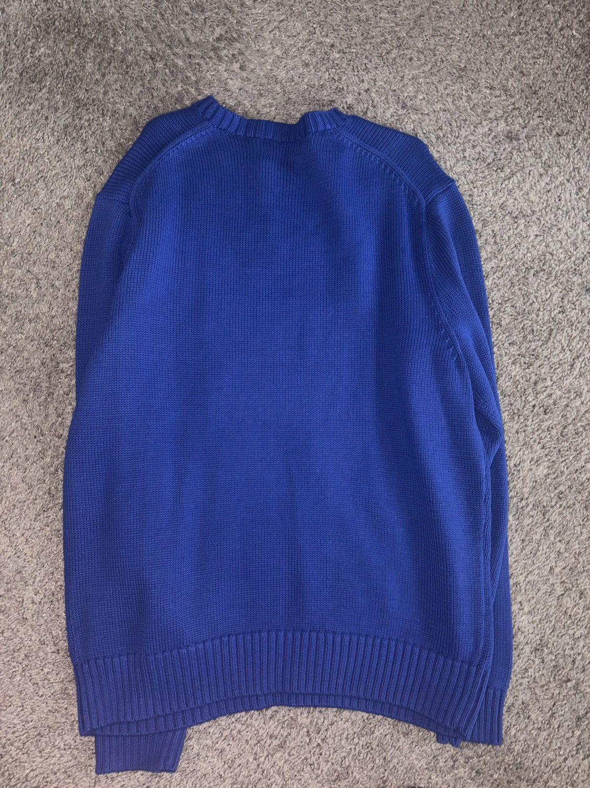 Polo Ralph Lauren Polo Ralph Lauren Bear Sweater Knit Blue Size US L / EU 52-54 / 3 - 2 Thumbnail