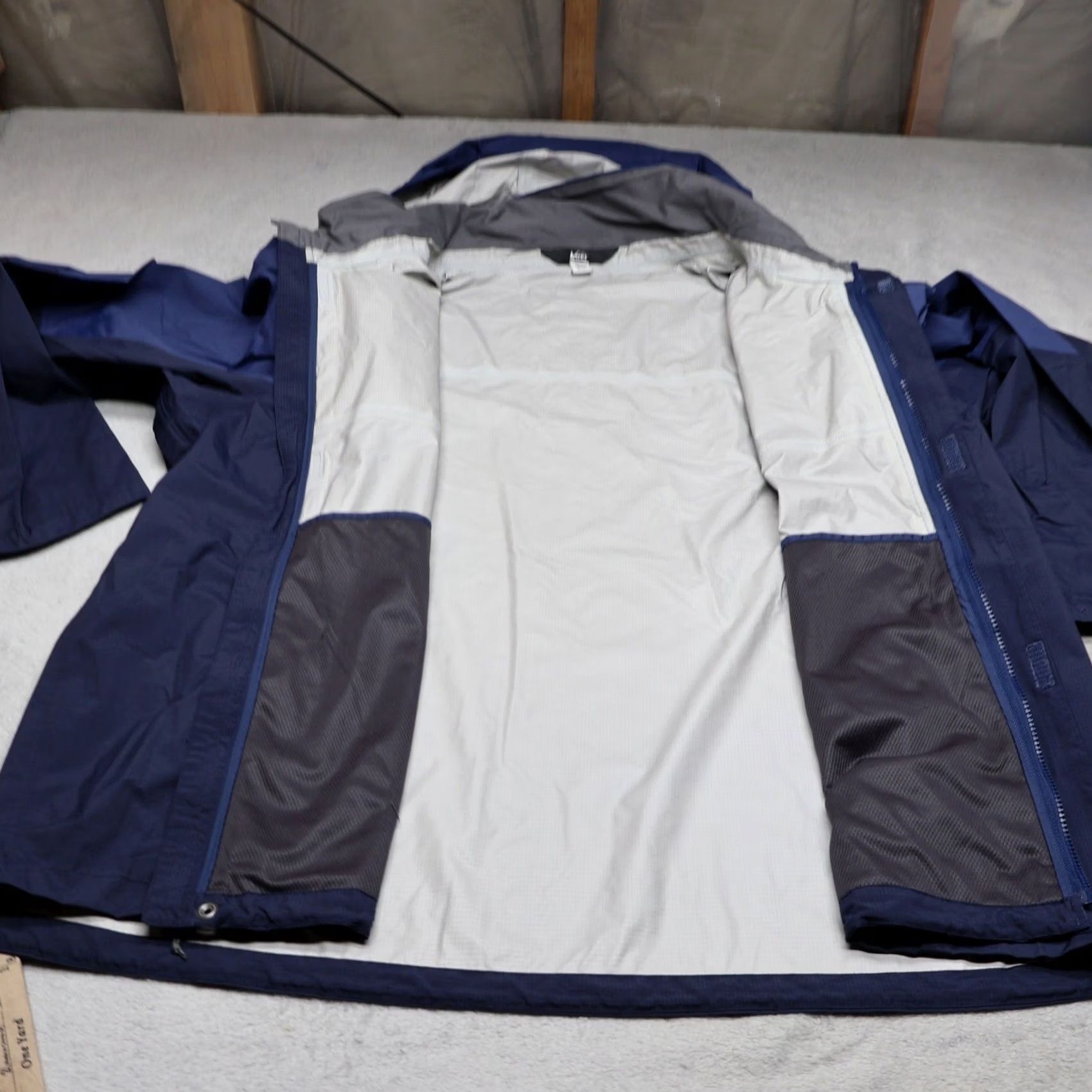 Vintage REI Coop Jacket Mens 3XL Blue Hooded Full Zip Light Wind Rain Outdoor Size US XXL / EU 58 / 5 - 6 Thumbnail