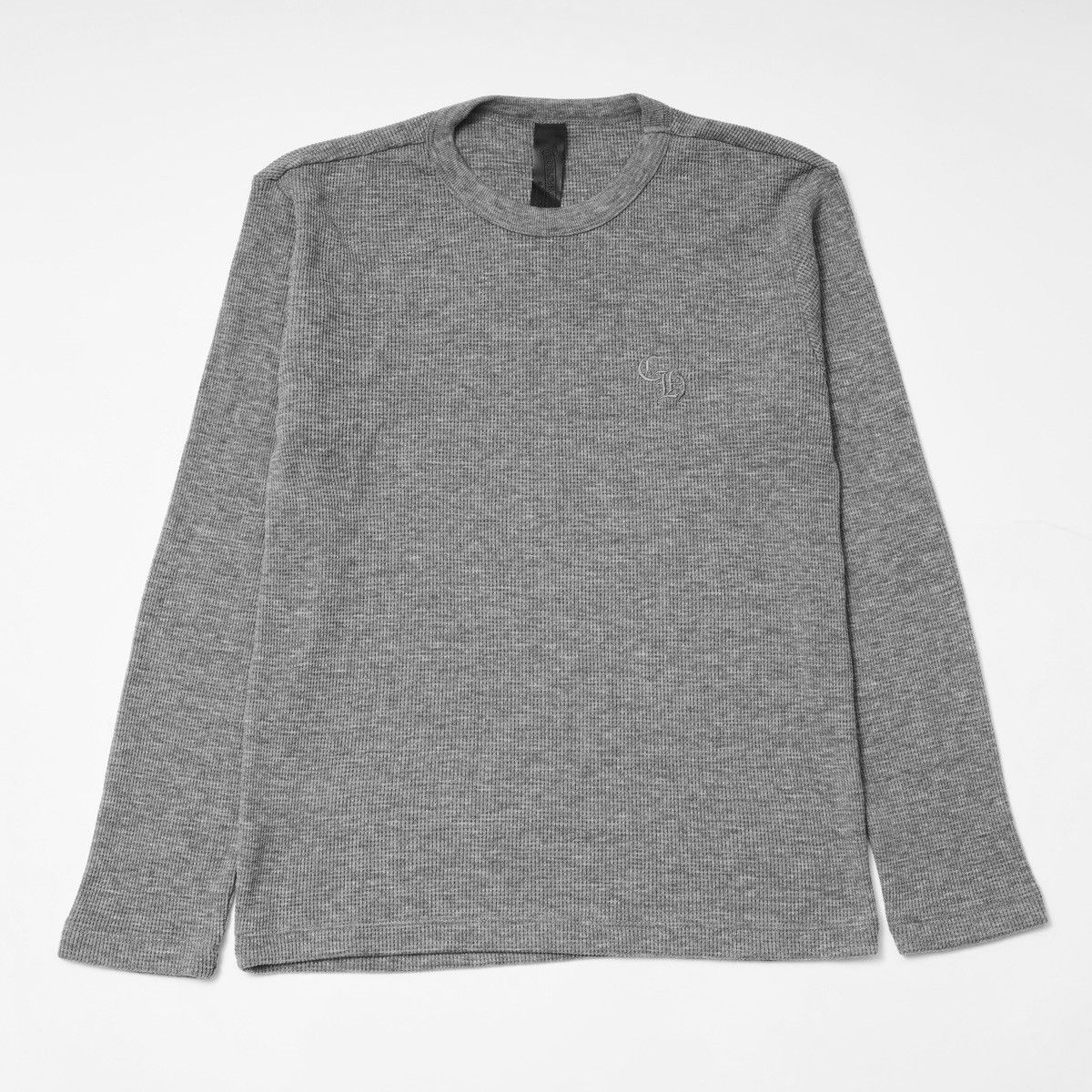 Chrome Hearts CHROME HEARTS CH WOOL THERMAL LONG T-SHIRT GRAY Size US S / EU 44-46 / 1 - 1 Thumbnail