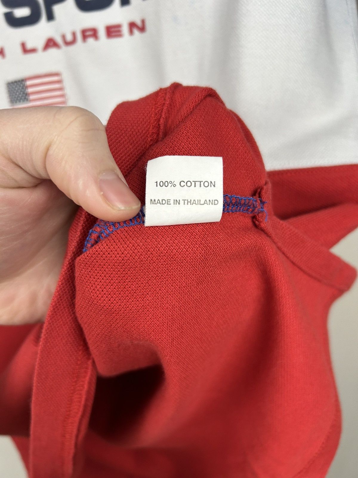 Polo Ralph Lauren Vintage Polo Sport Ralph Laurent Polo Shirt Size US XL / EU 56 / 4 - 17 Thumbnail
