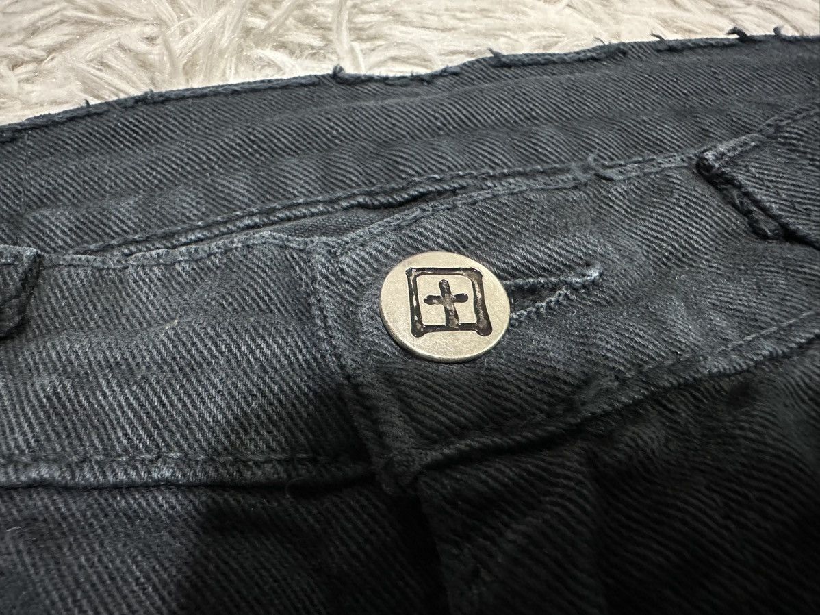 Ksubi 🔥Y2K Ksubi Super Skinny Zip Black Denim Size US 27 - 7 Thumbnail