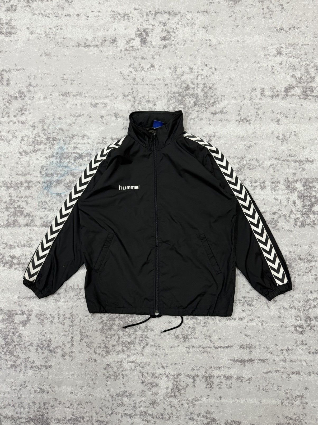 Hummel Vintage 90s Hummel Sidetape Windbreaker Jacket Size US XL / EU 56 / 4 - 3 Thumbnail