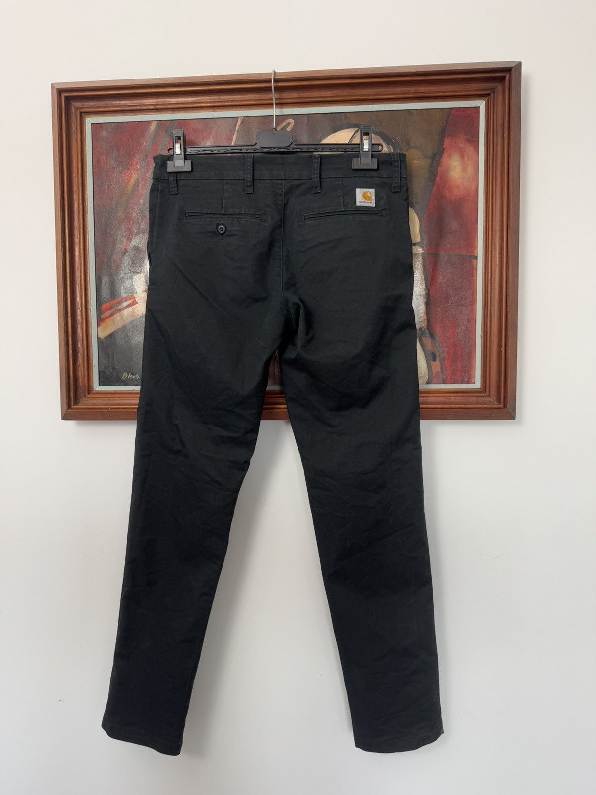 Carhartt Carhartt Sid Pant Black Skate Casual Hype Y2k Slim Casual Size US 32 / EU 48 - 1 Thumbnail