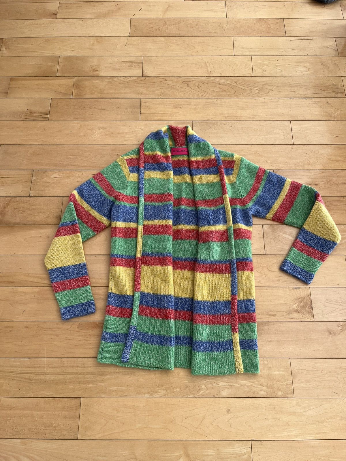 image of NWOT - The Elder Statesman Italy Smoking Jacket in Striped, Men's (Size Medium)