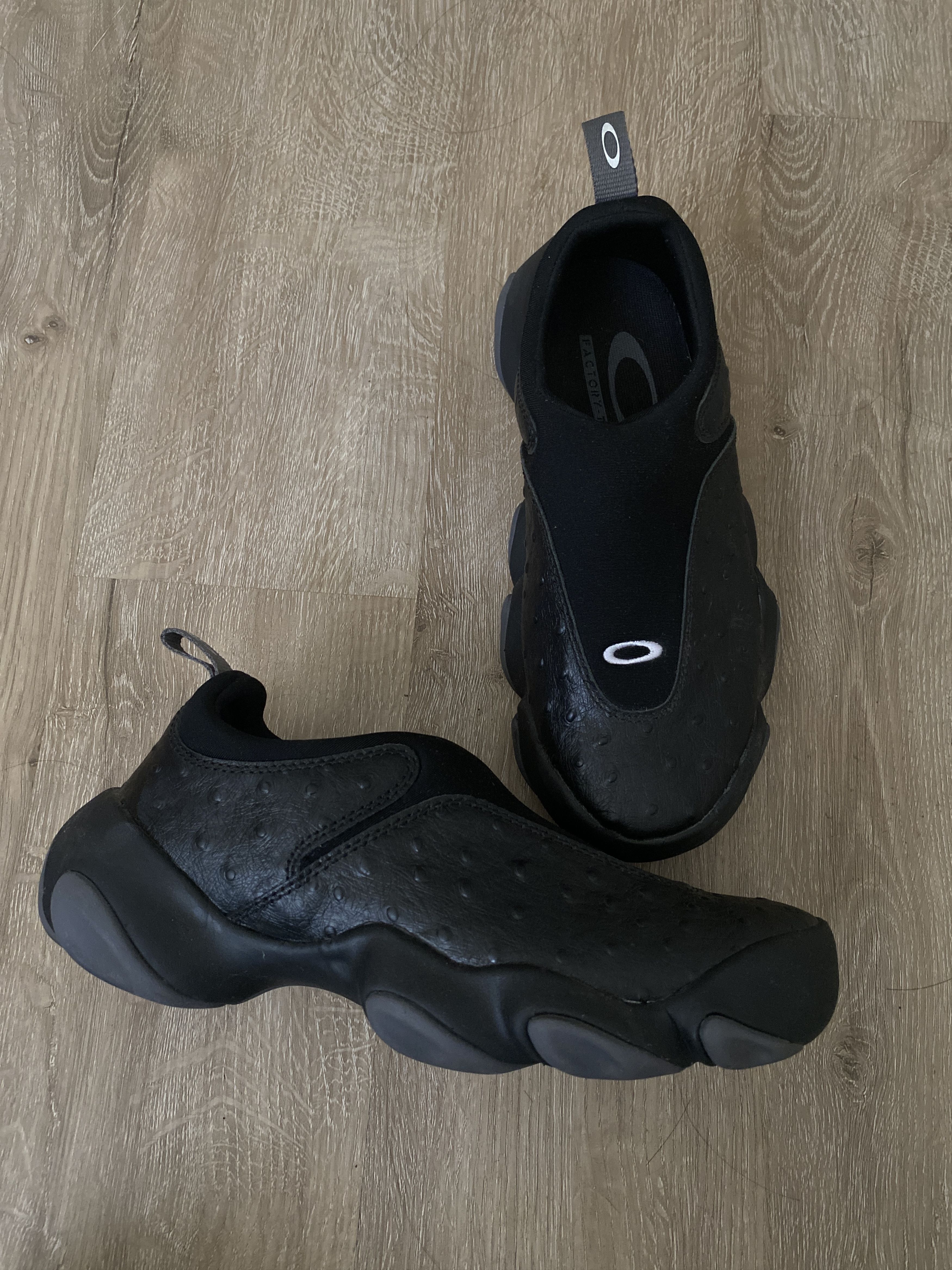 Brain Dead × Oakley *RARE* Factory Team Flesh Sandal Black Ostrich US5.5 Size US 5.5 / EU 38 - 4 Thumbnail
