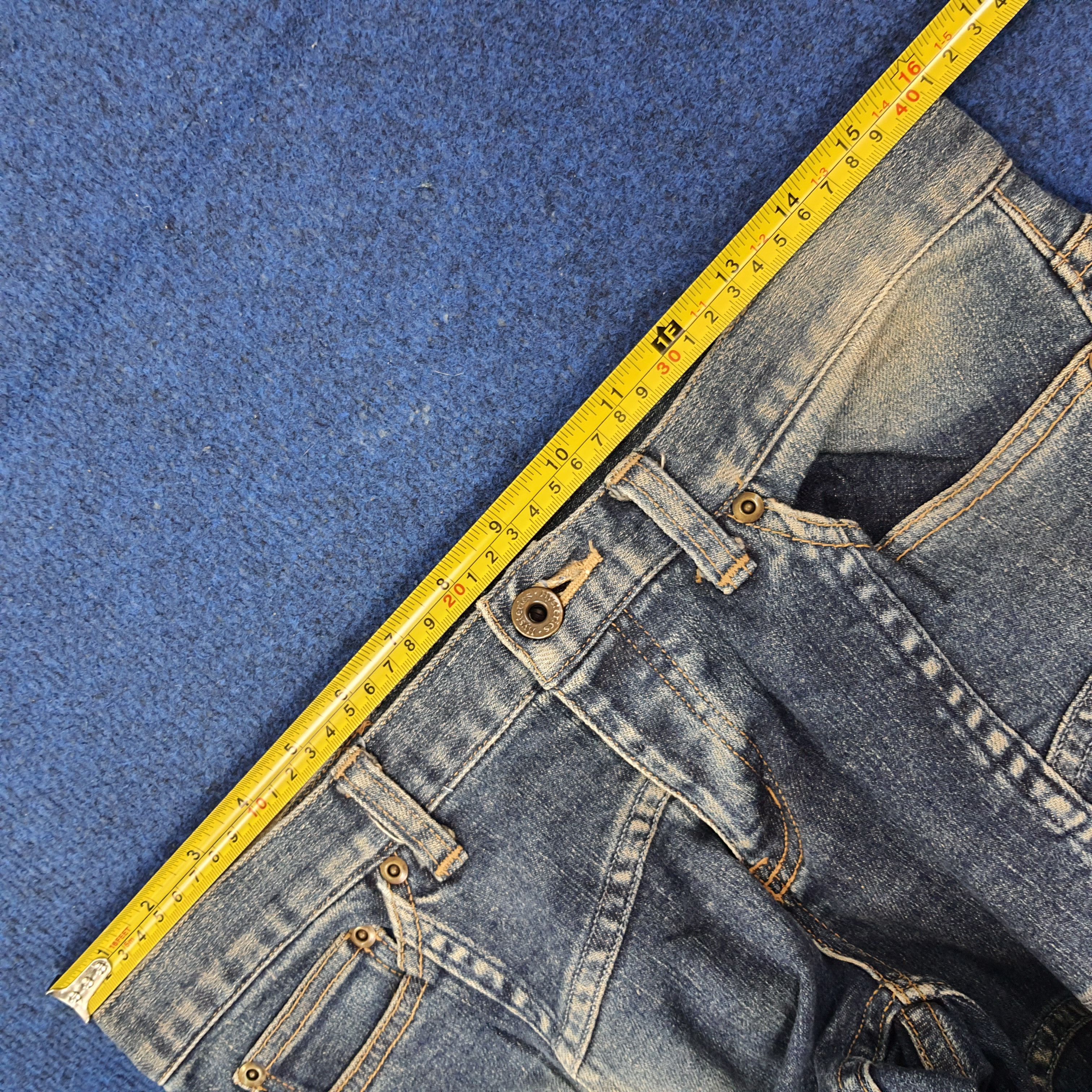 Hysteric Glamour Vintage Hysterics Patchwork Flare Custom Logo Jeans C265N4 Size 31" - 12 Thumbnail