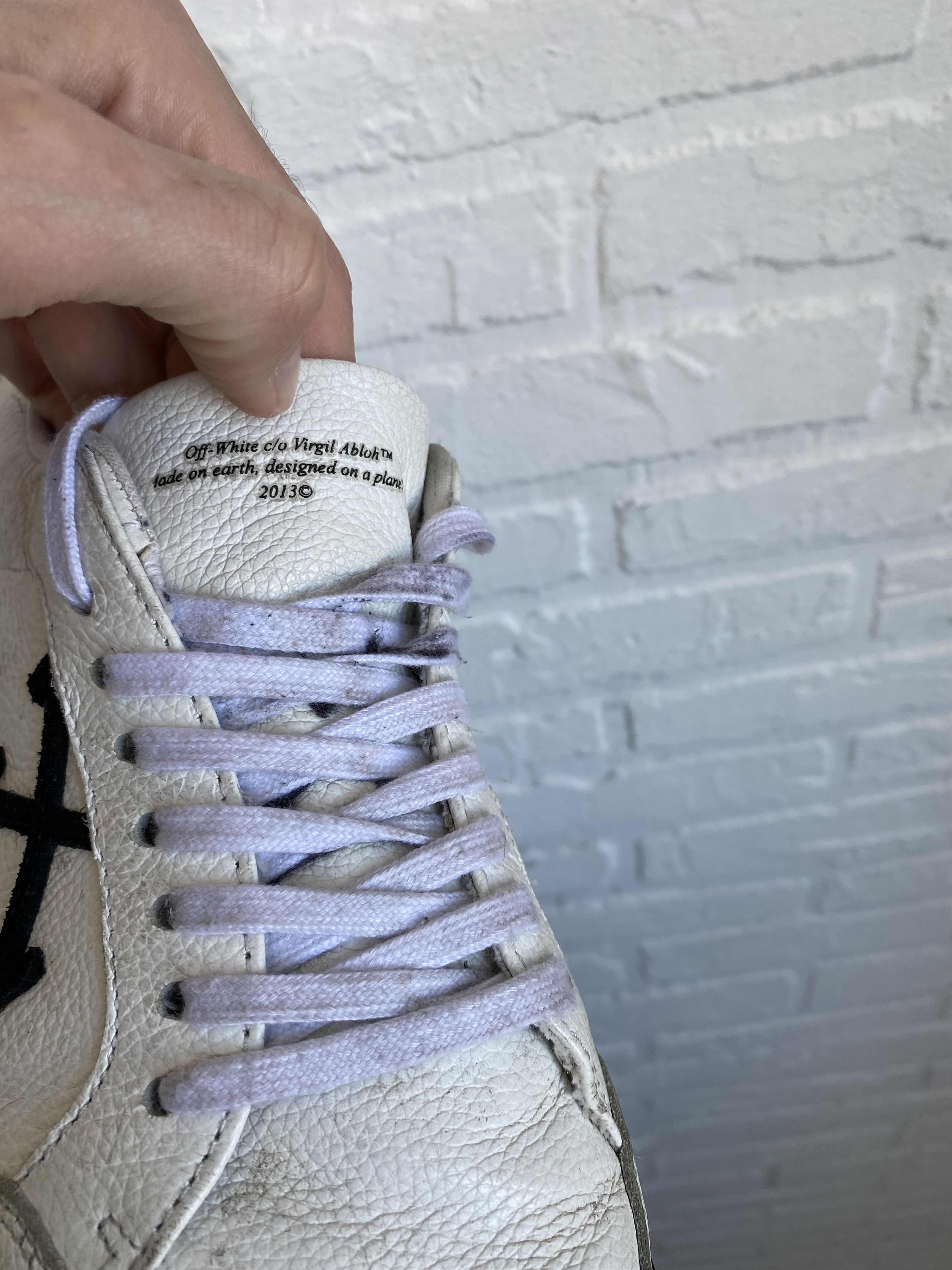 Off-White Off-white vulcanized leather sneakers Size US 10 / EU 43 - 4 Thumbnail